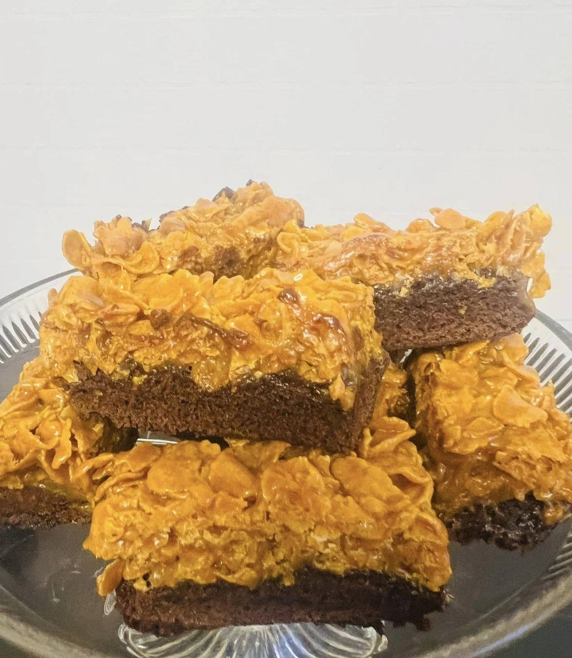 Caramel Cornflake Brownie