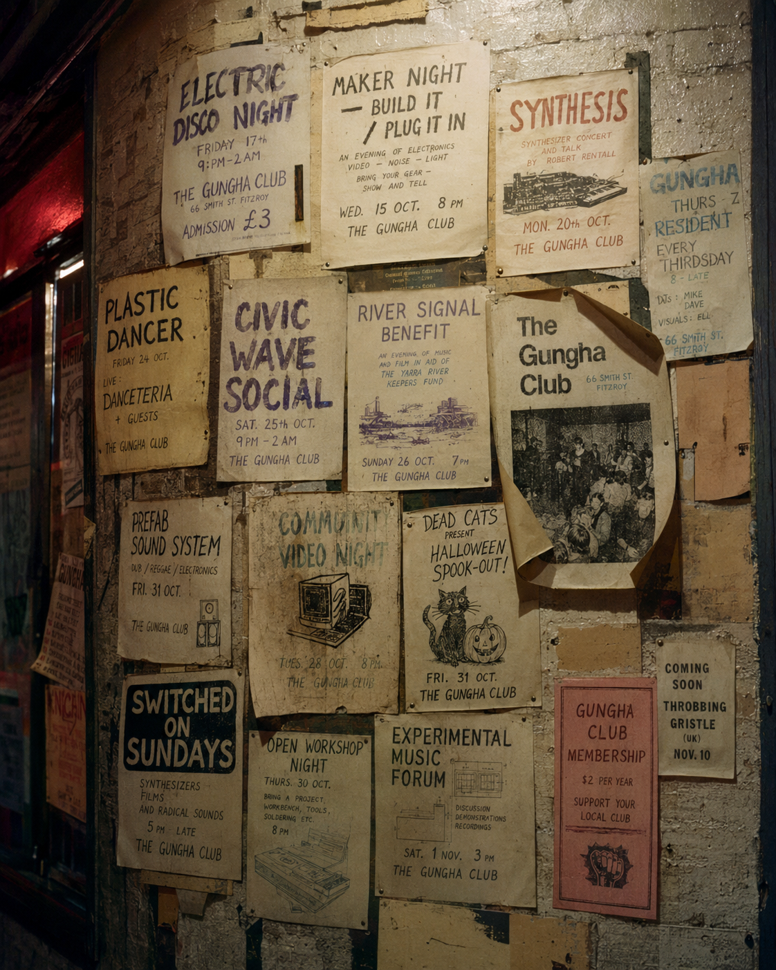 Gungha Club Artefact - Flyer Wall.png