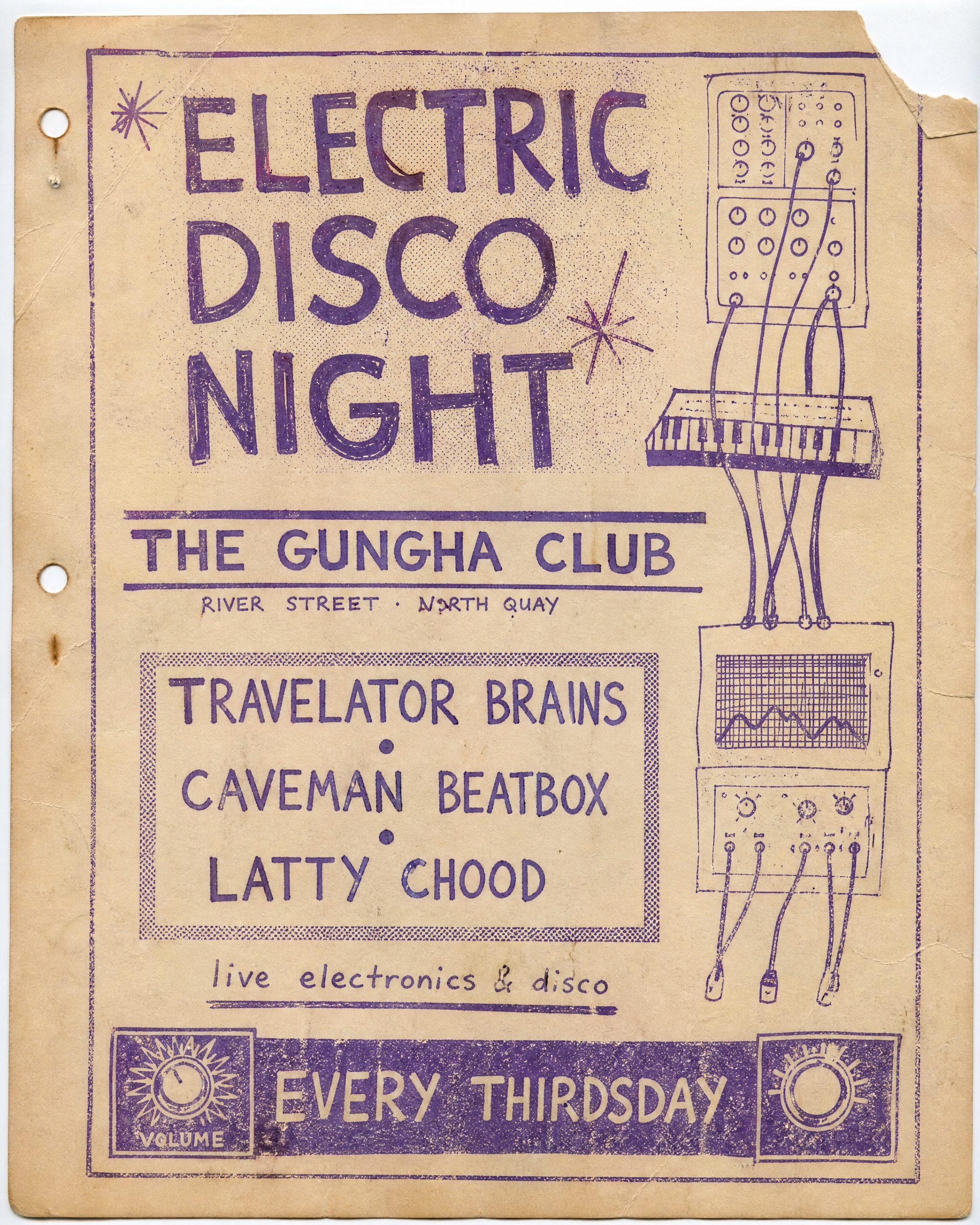 Gungha Club Artefact - Recovered paper gig flyer 3.png