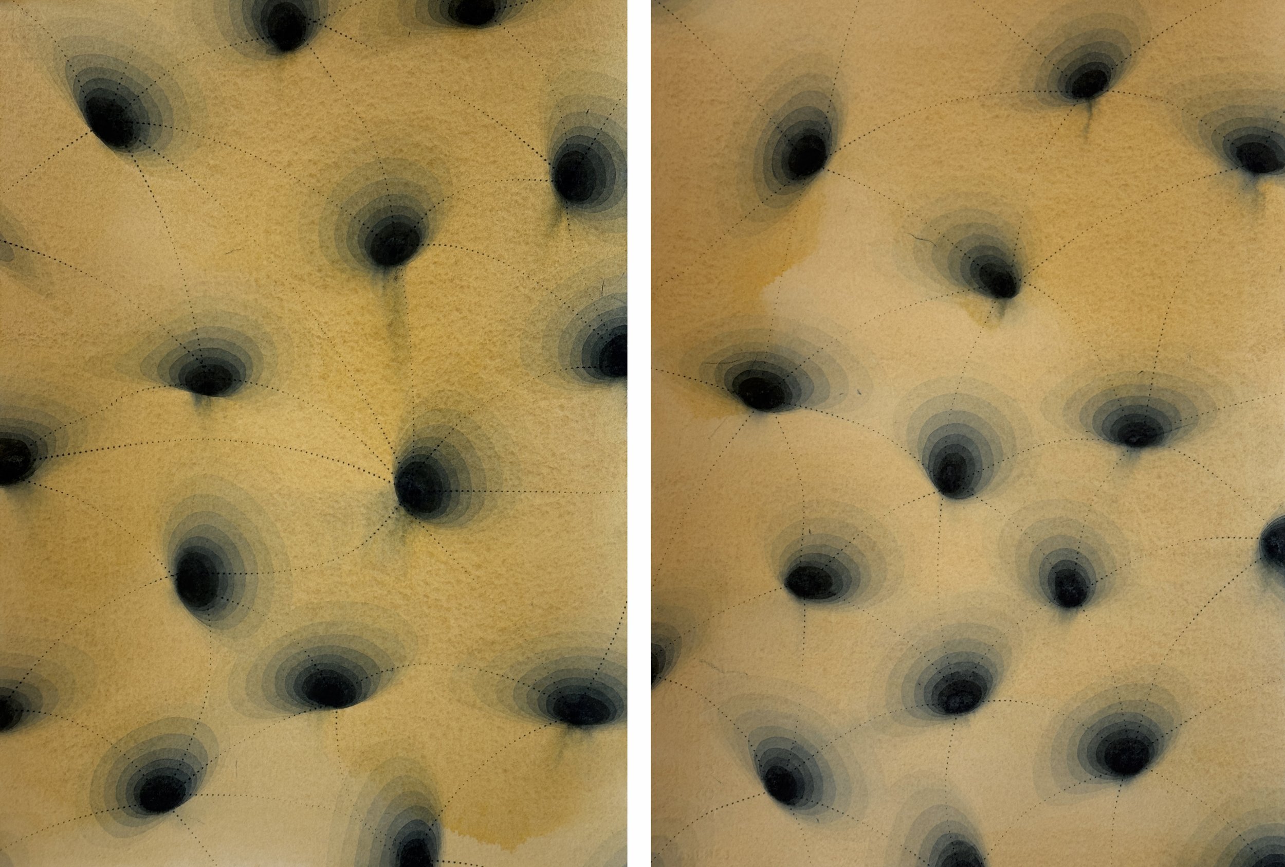 tufting a/b diptych, 2025
