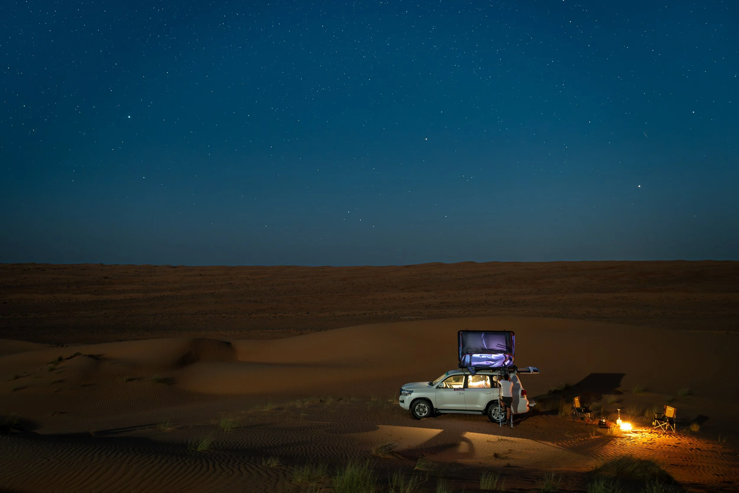 Desert camping, Wahiba Sands | Oman