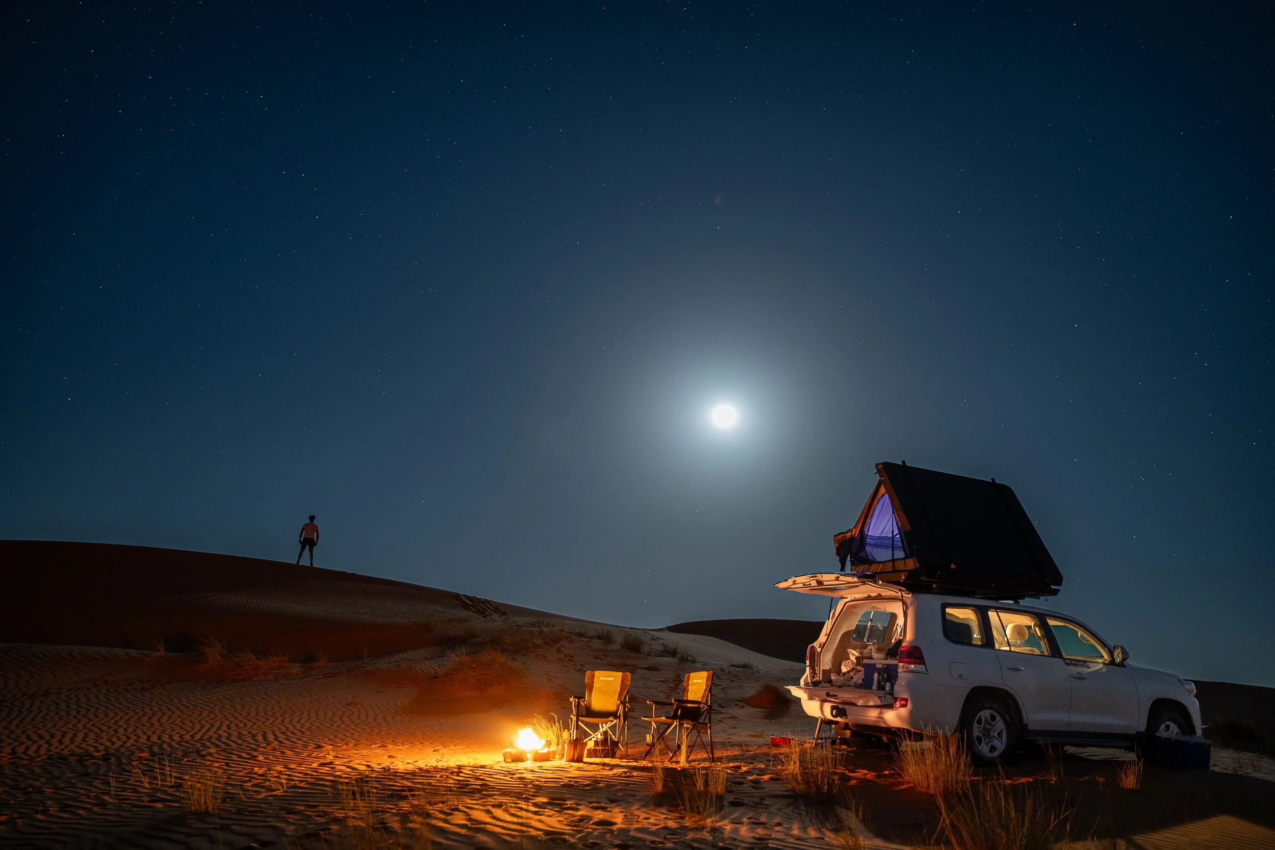 Desert camping, Wahiba Sands | Oman