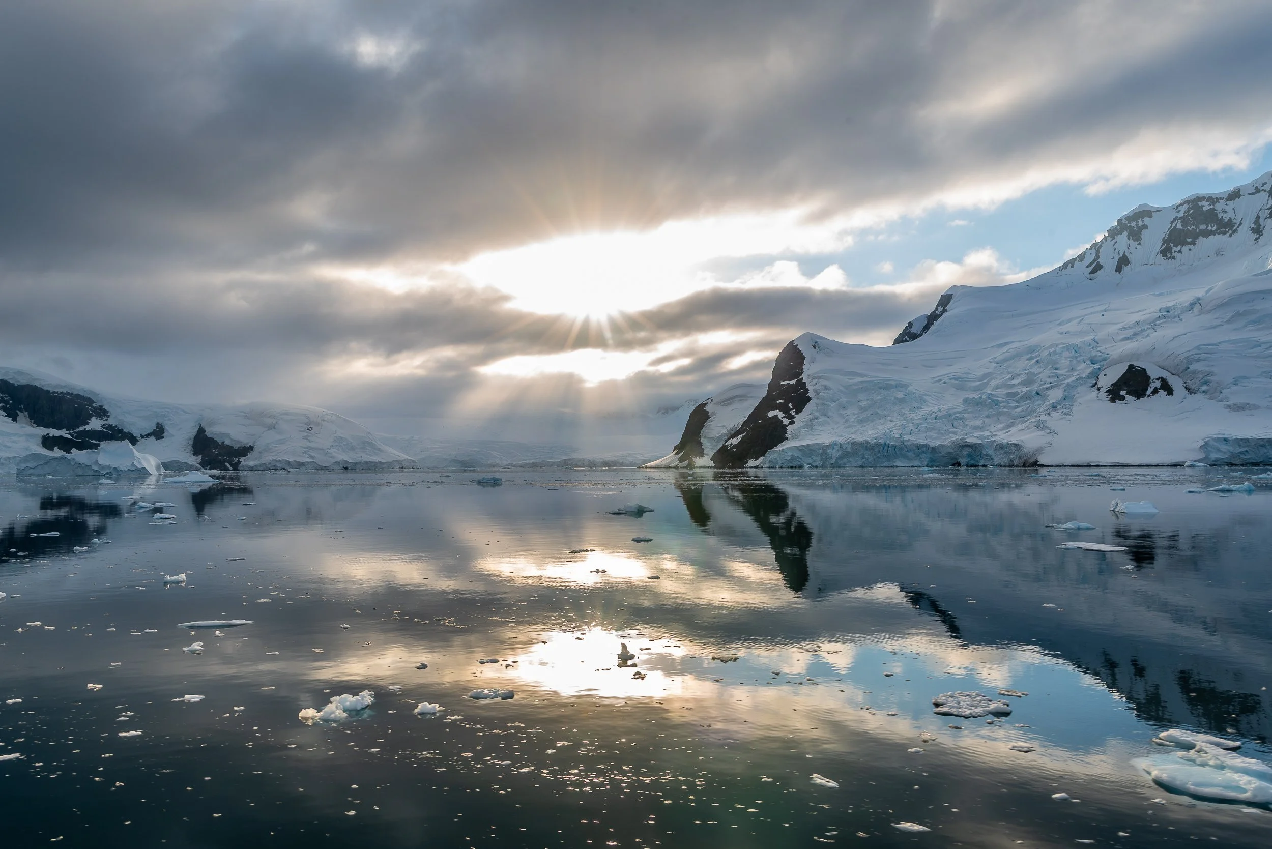 Iceberg reflection, Ross Sea | Antarctica
