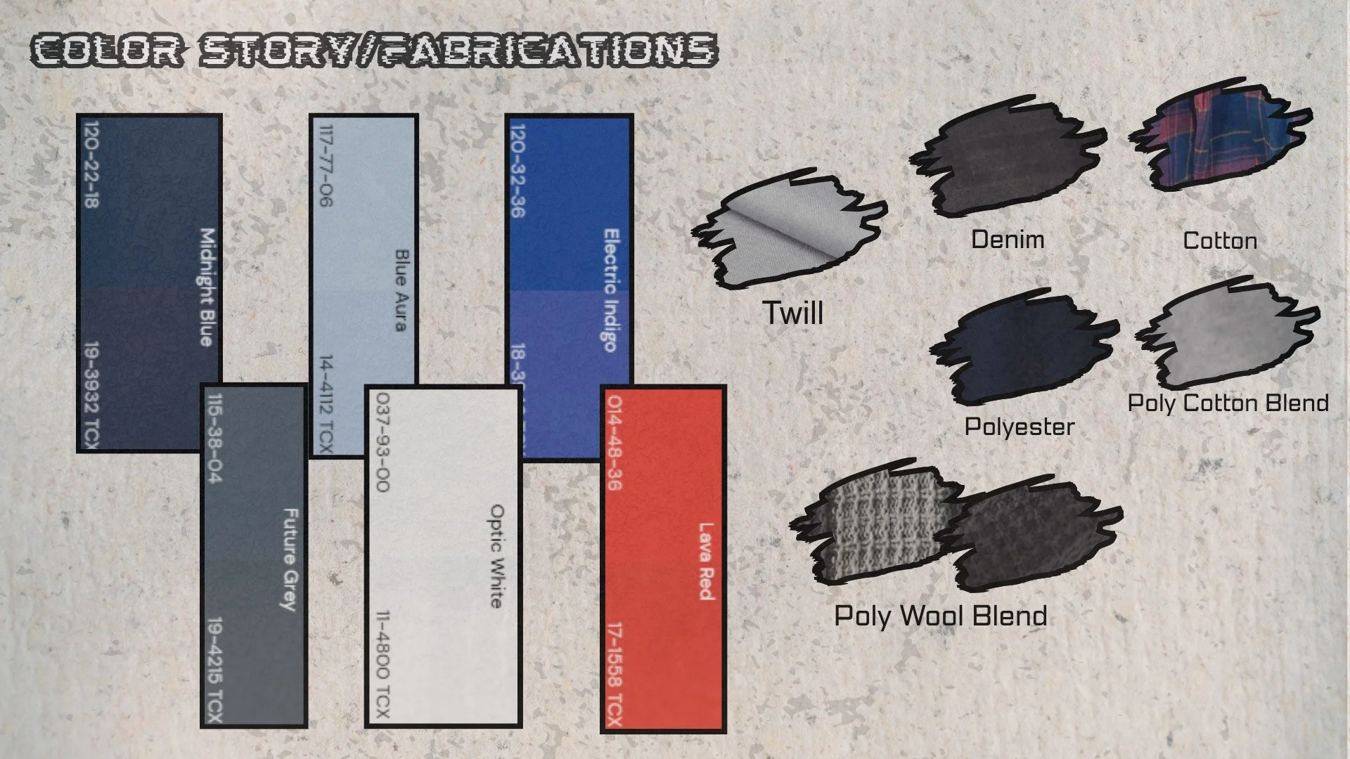 Color story/fabrications