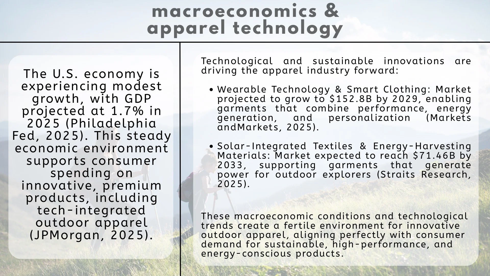 Macroeconomics & technology