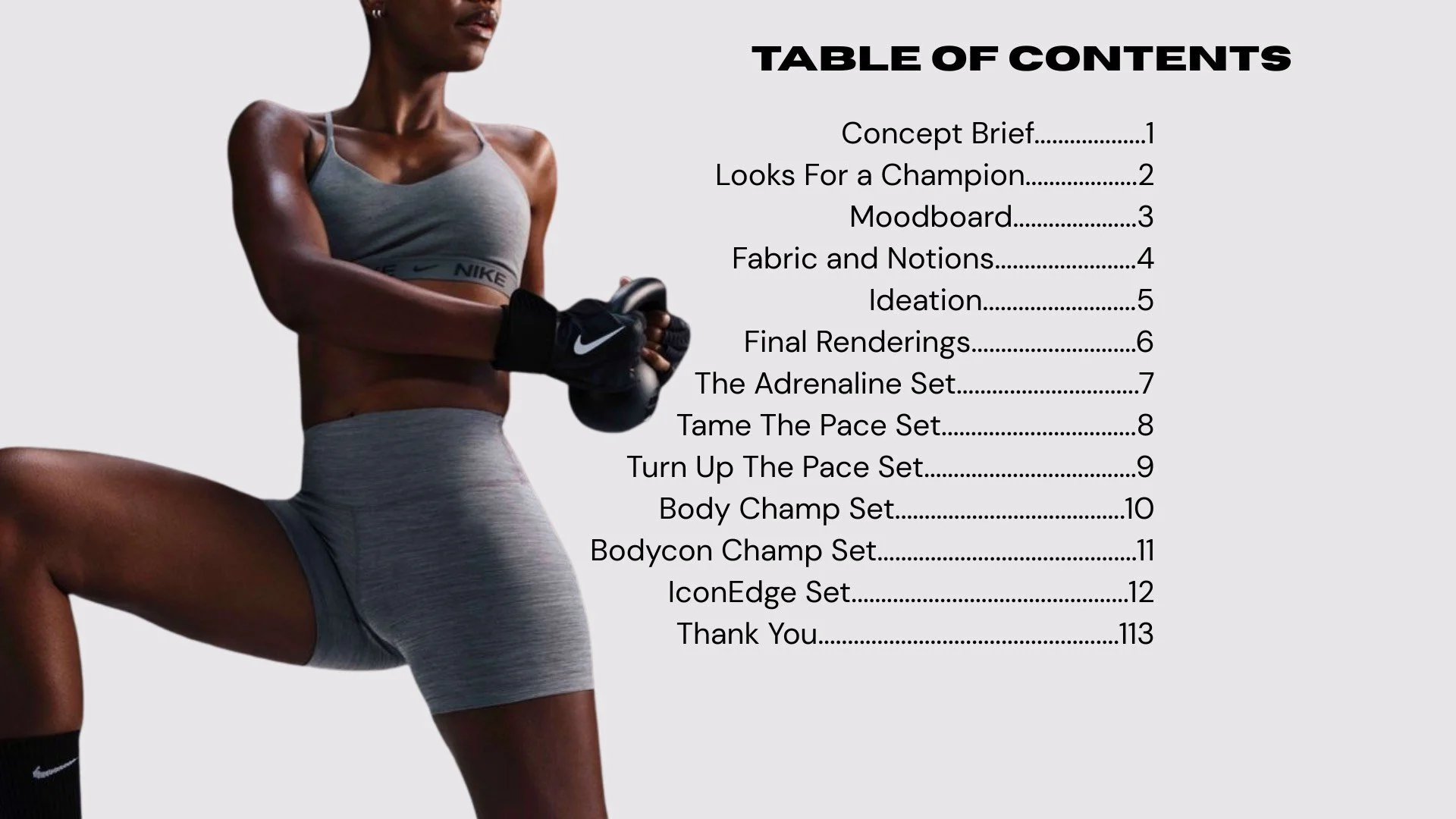 Table of contents