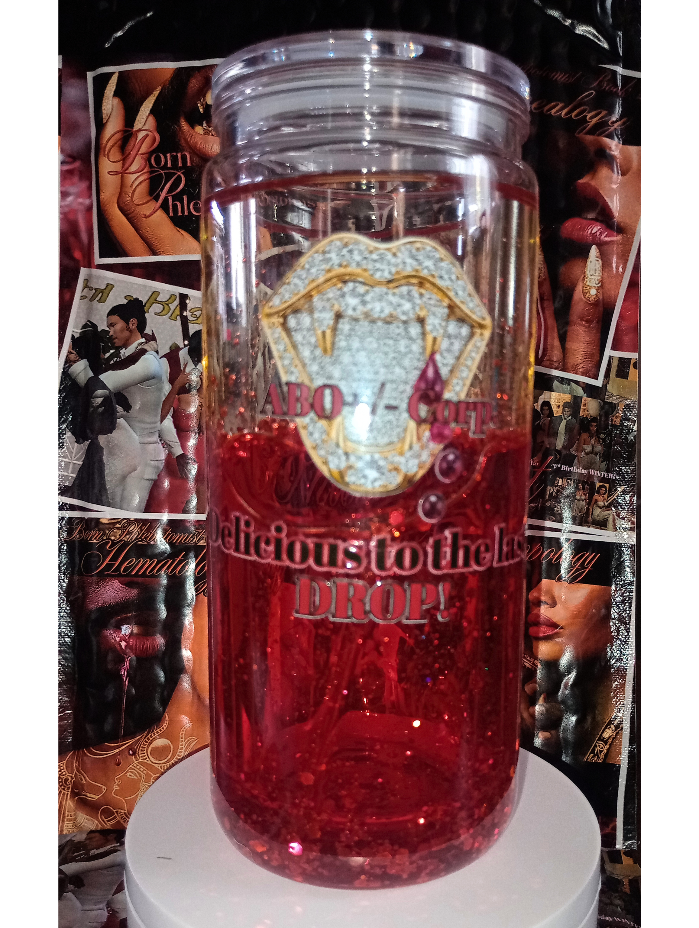 Born Phlebotomist Blood Vial Tumblers