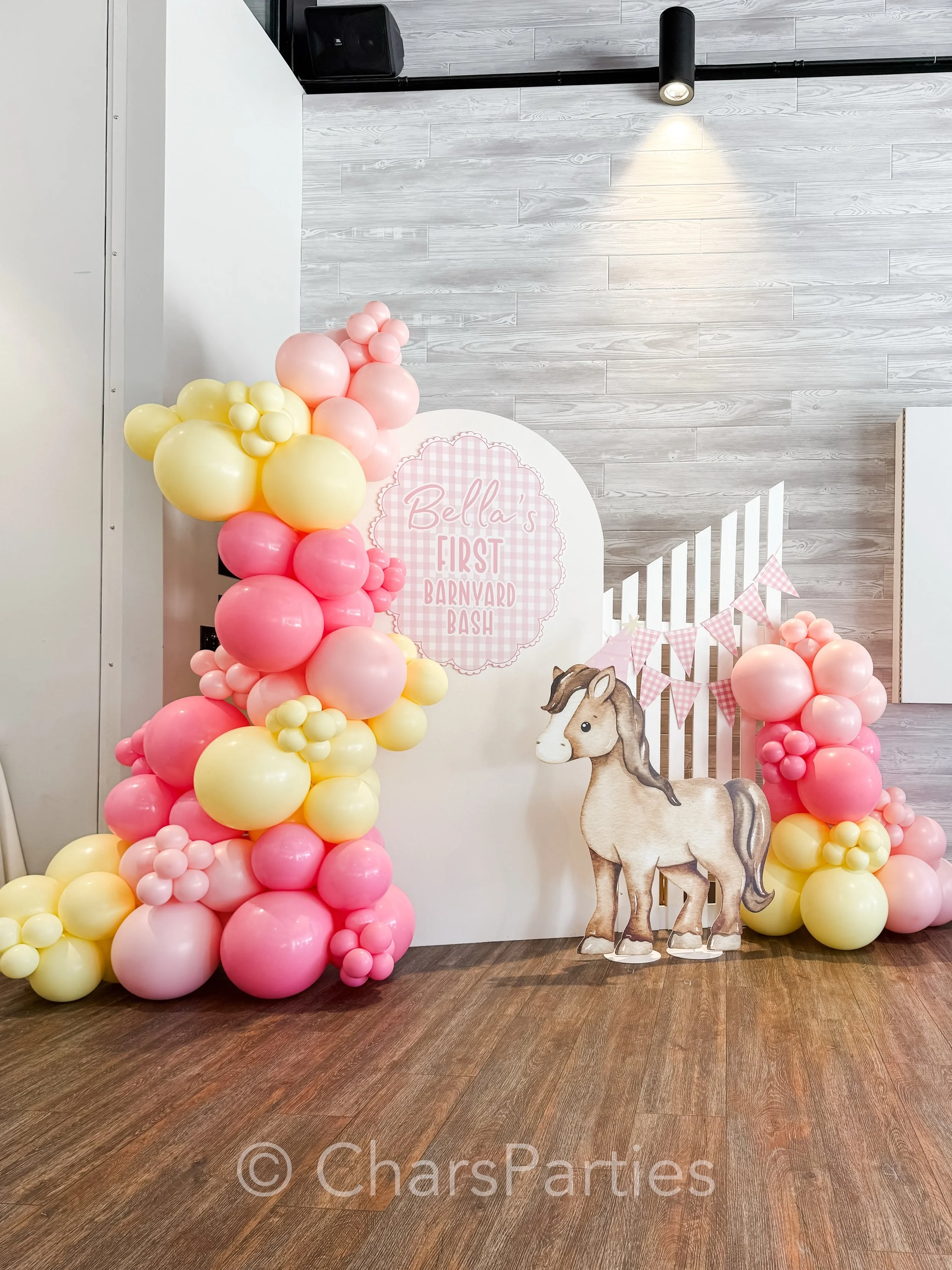 There is no higher compliment in this industry than a client saying, &ldquo;We&rsquo;re back!&rdquo; 🥹✨ 

From celebrating her baby shower last year to designing this pastel pink and buttercream &ldquo;First Barnyard Bash&rdquo; today, we are so inc