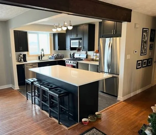 Brand new kitchen renovation by Pineridge Contracting
