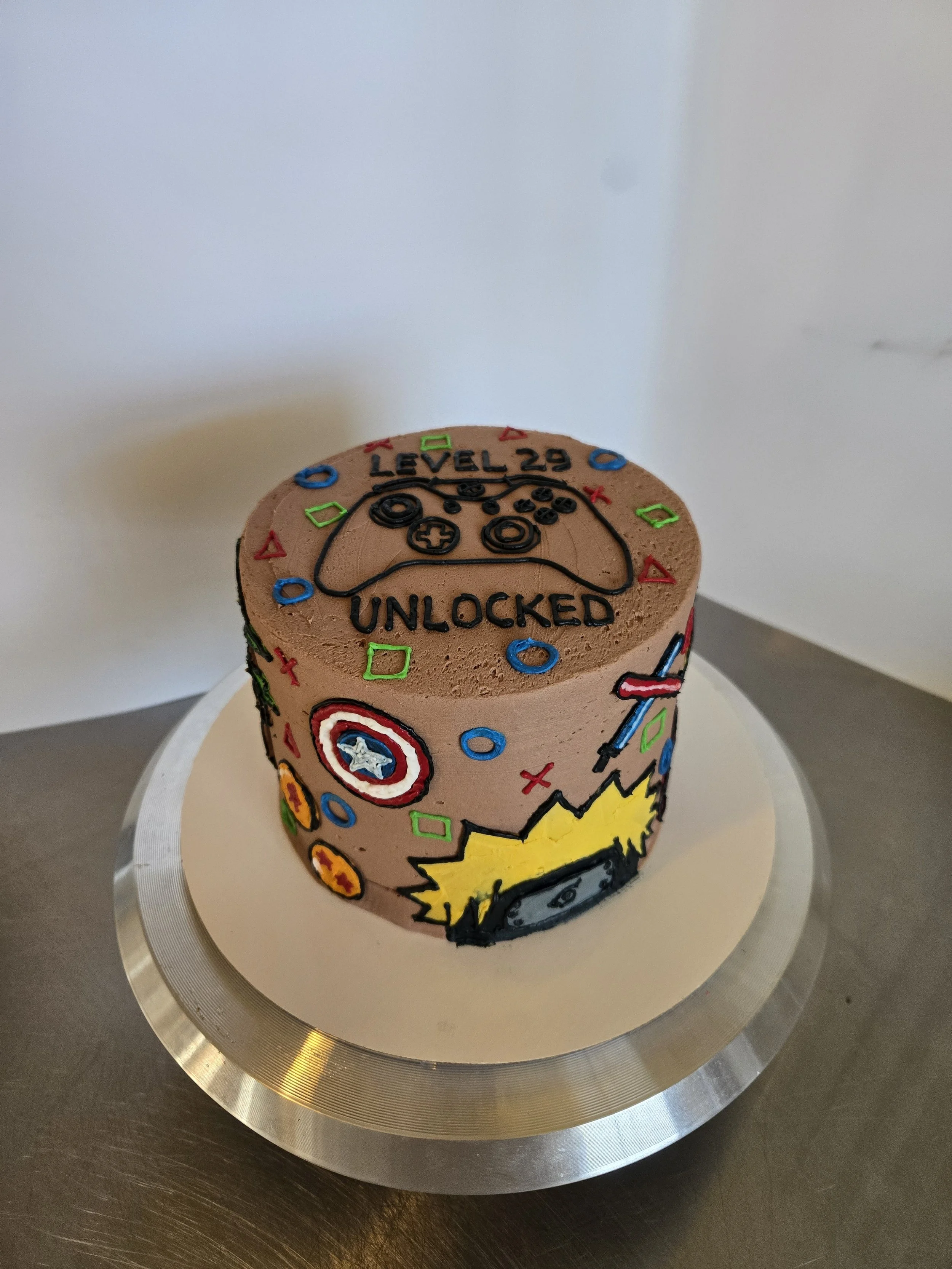 Naruto gamer cake