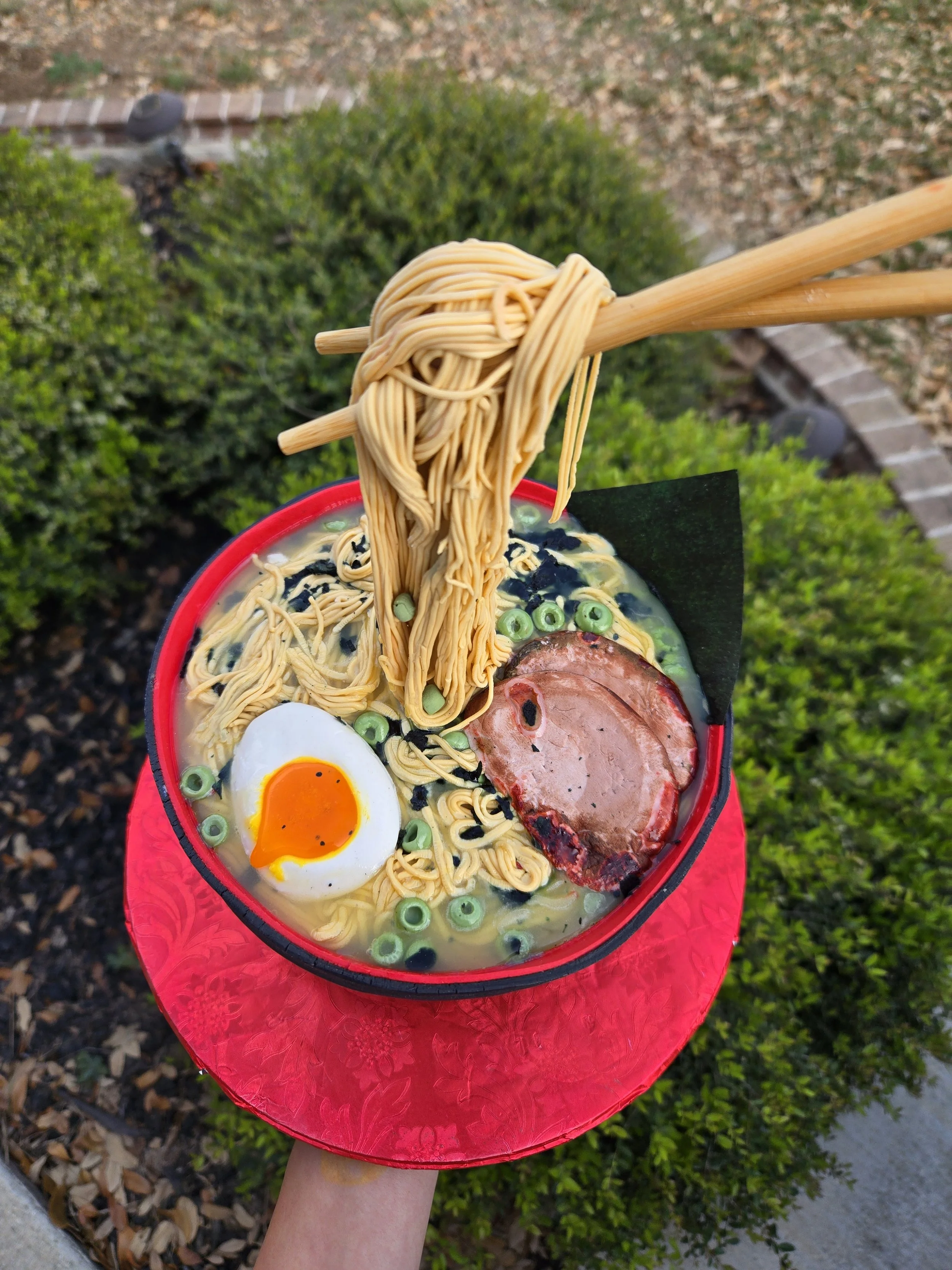 Ramen cake, realistic food cake