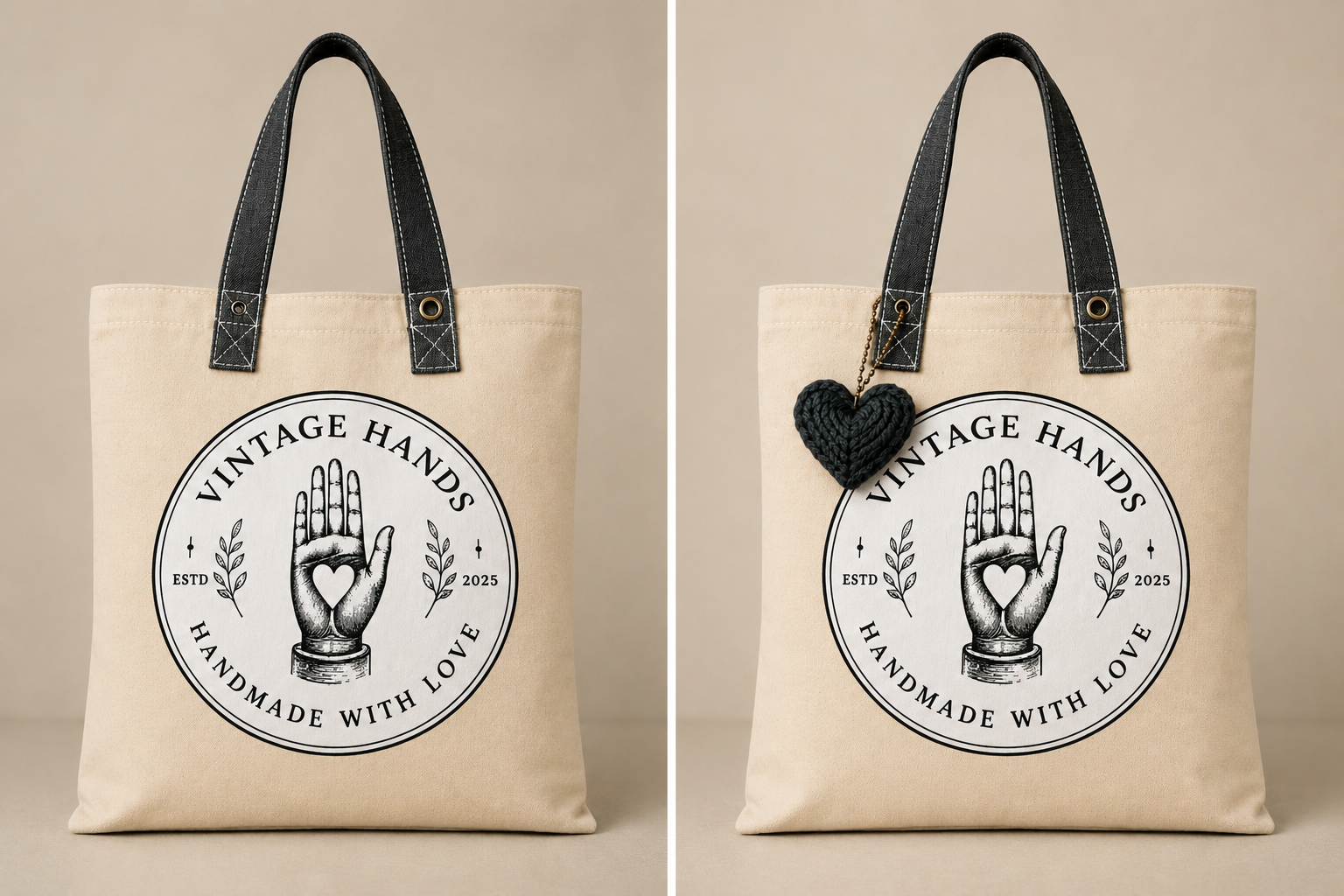 Vintage Hands Everyday Tote