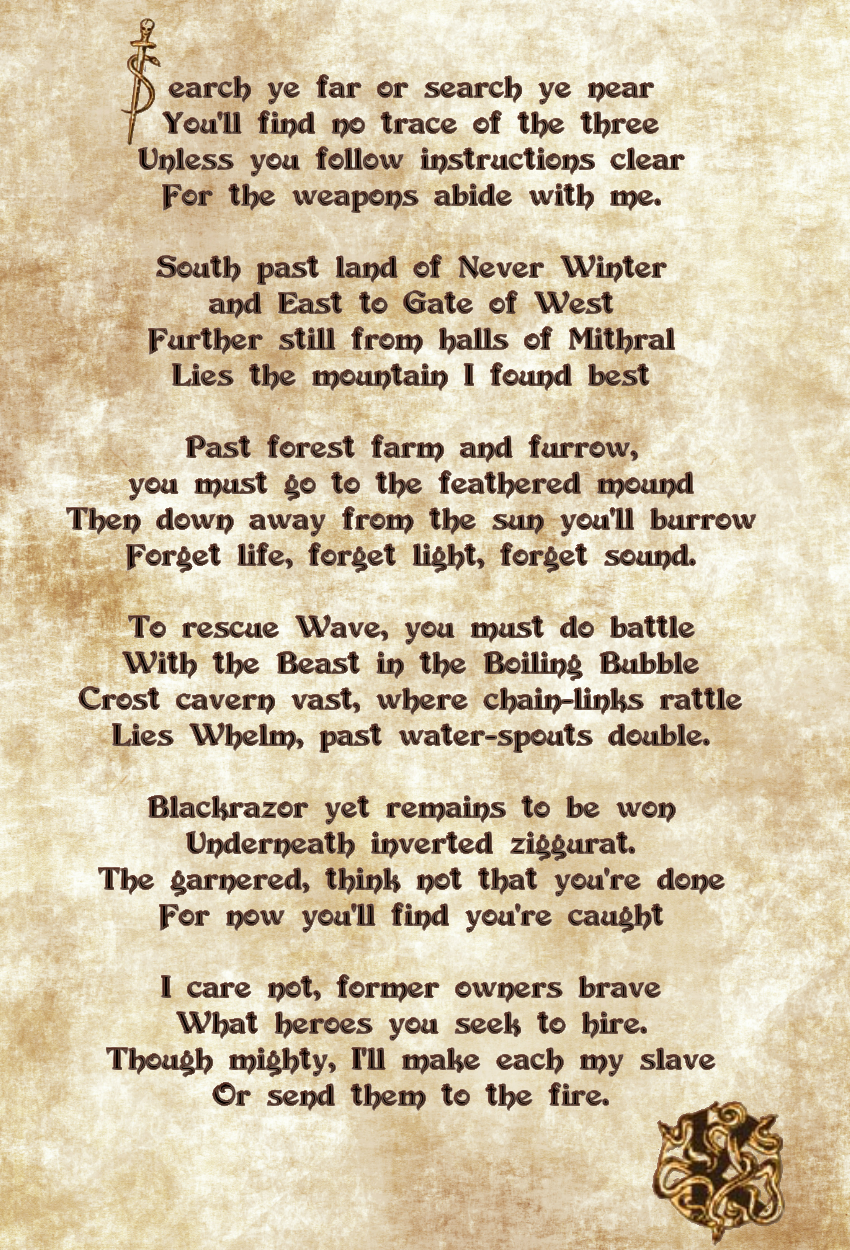 White Plume Mountain in the Realms