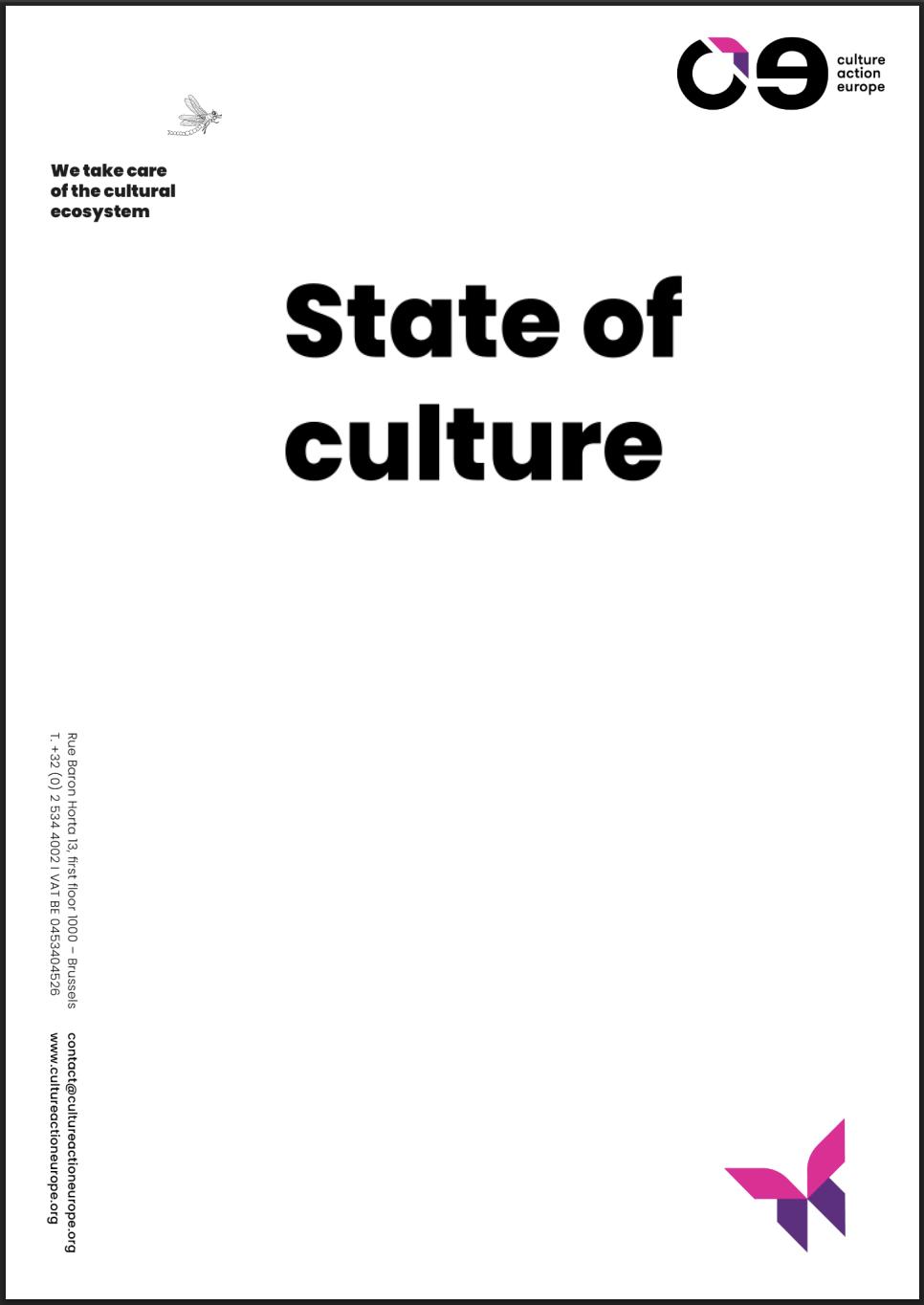 State of Culture, cultural policy, EU, Europe, artistic freedom, funding, reimagining cultural policies 