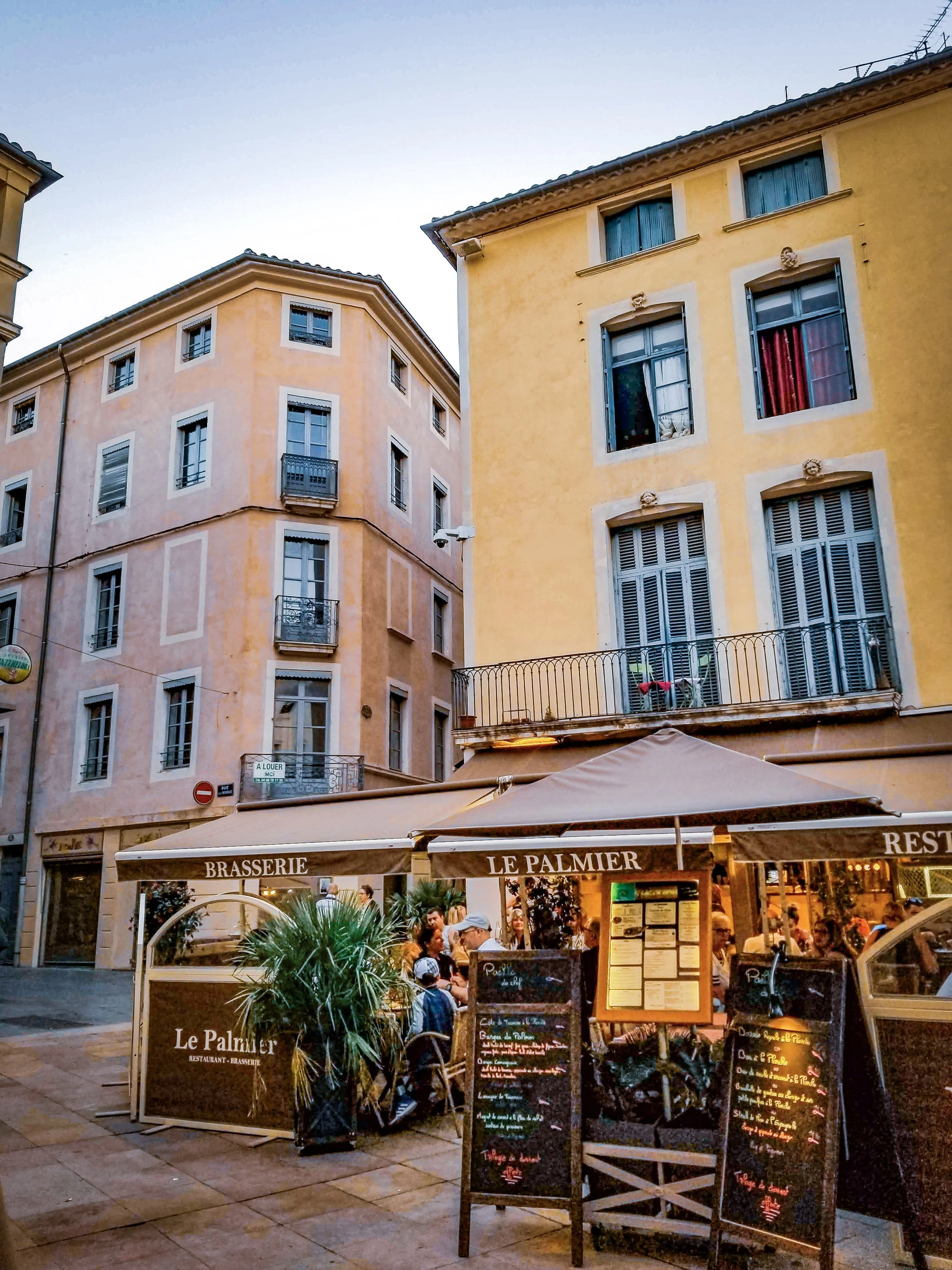 5x7 Matted Print - Le Palmier - Nimes, France