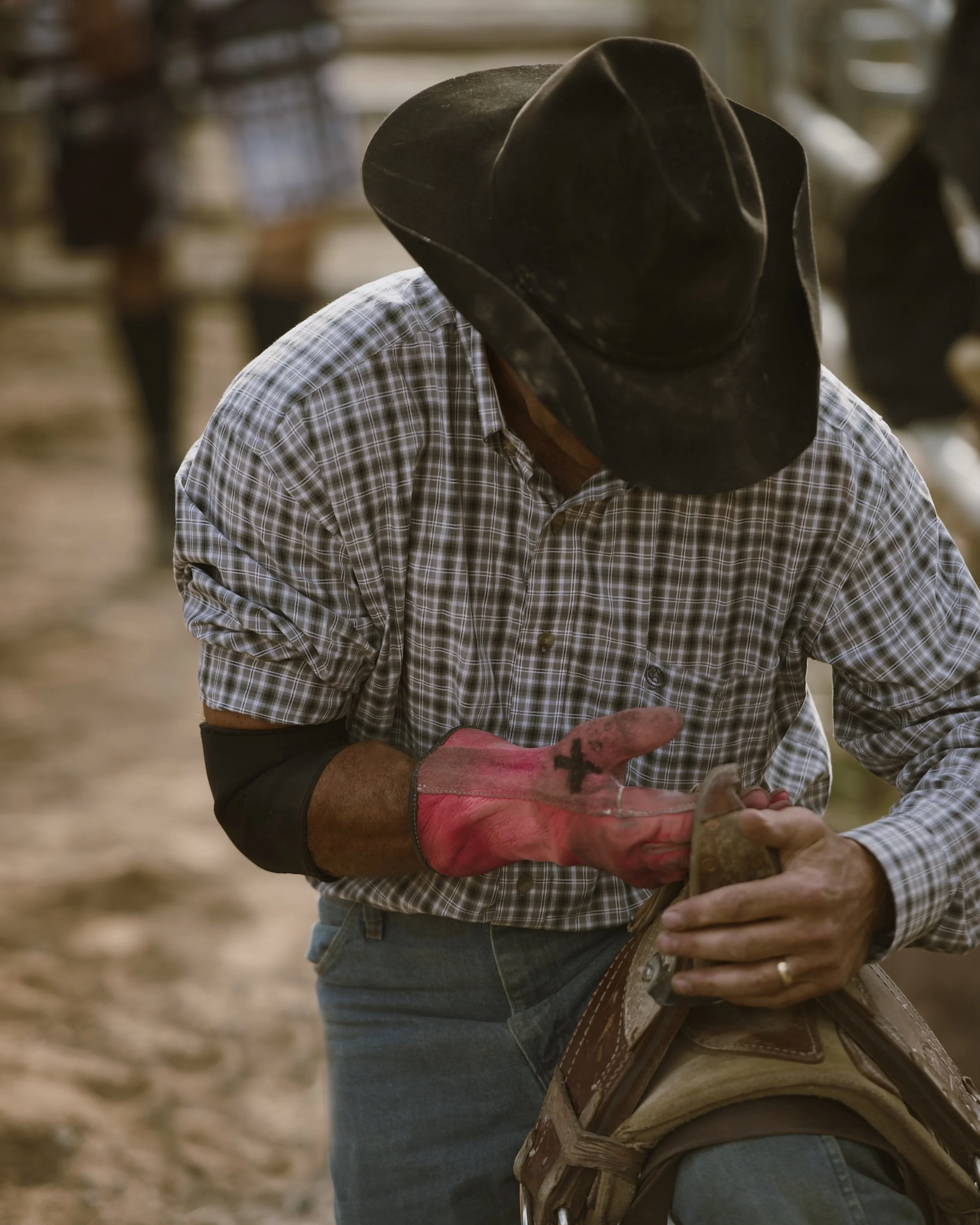 Pink Glove Rider Fitting.jpg