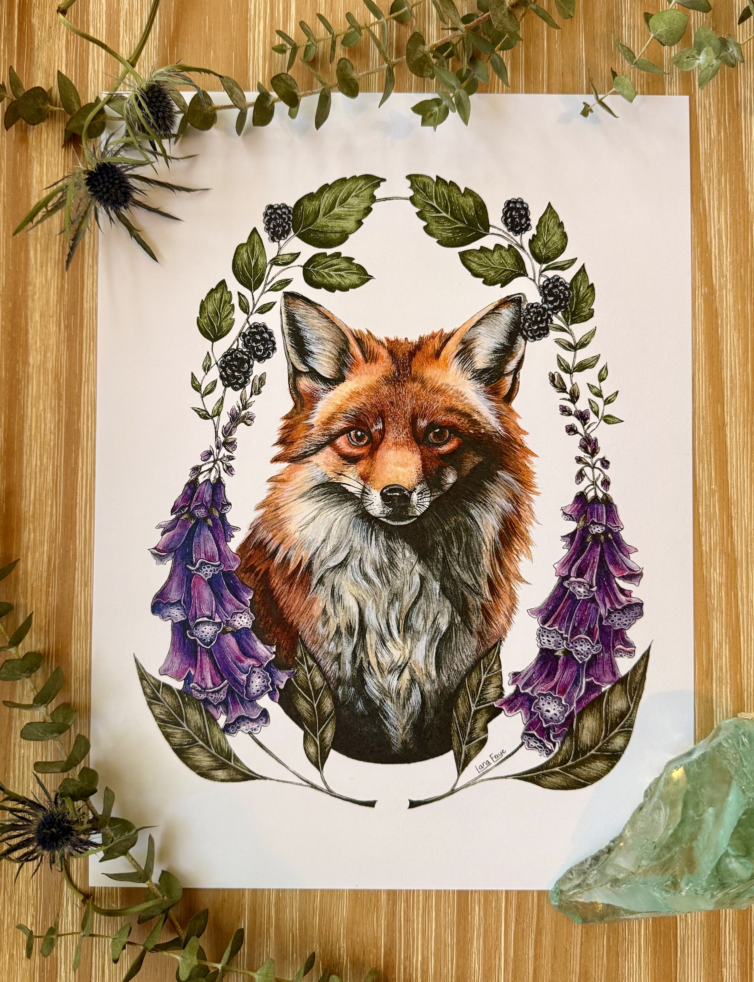 Foxglove Forest | Standard Print