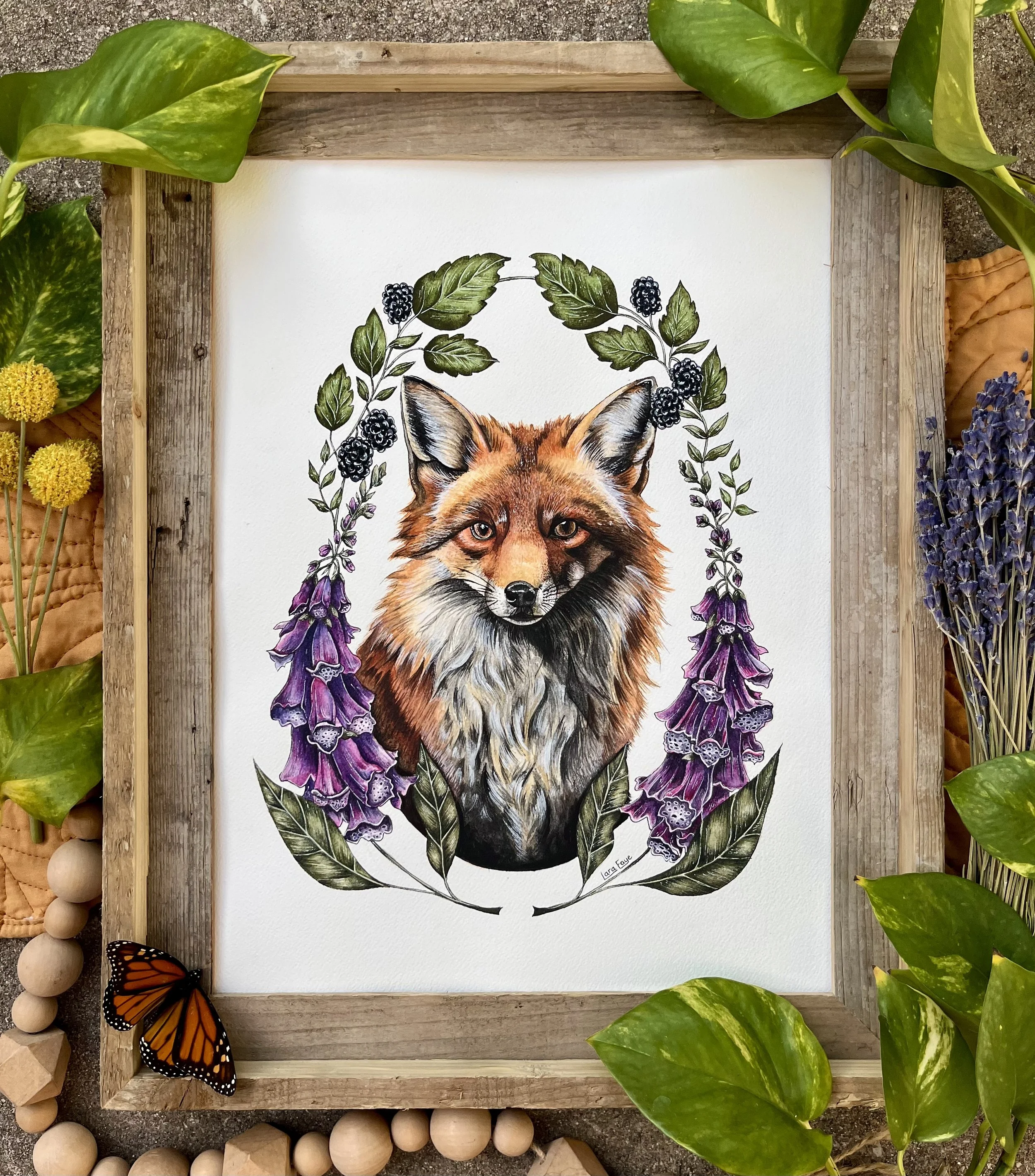 Forest Foxglove | Original Painting