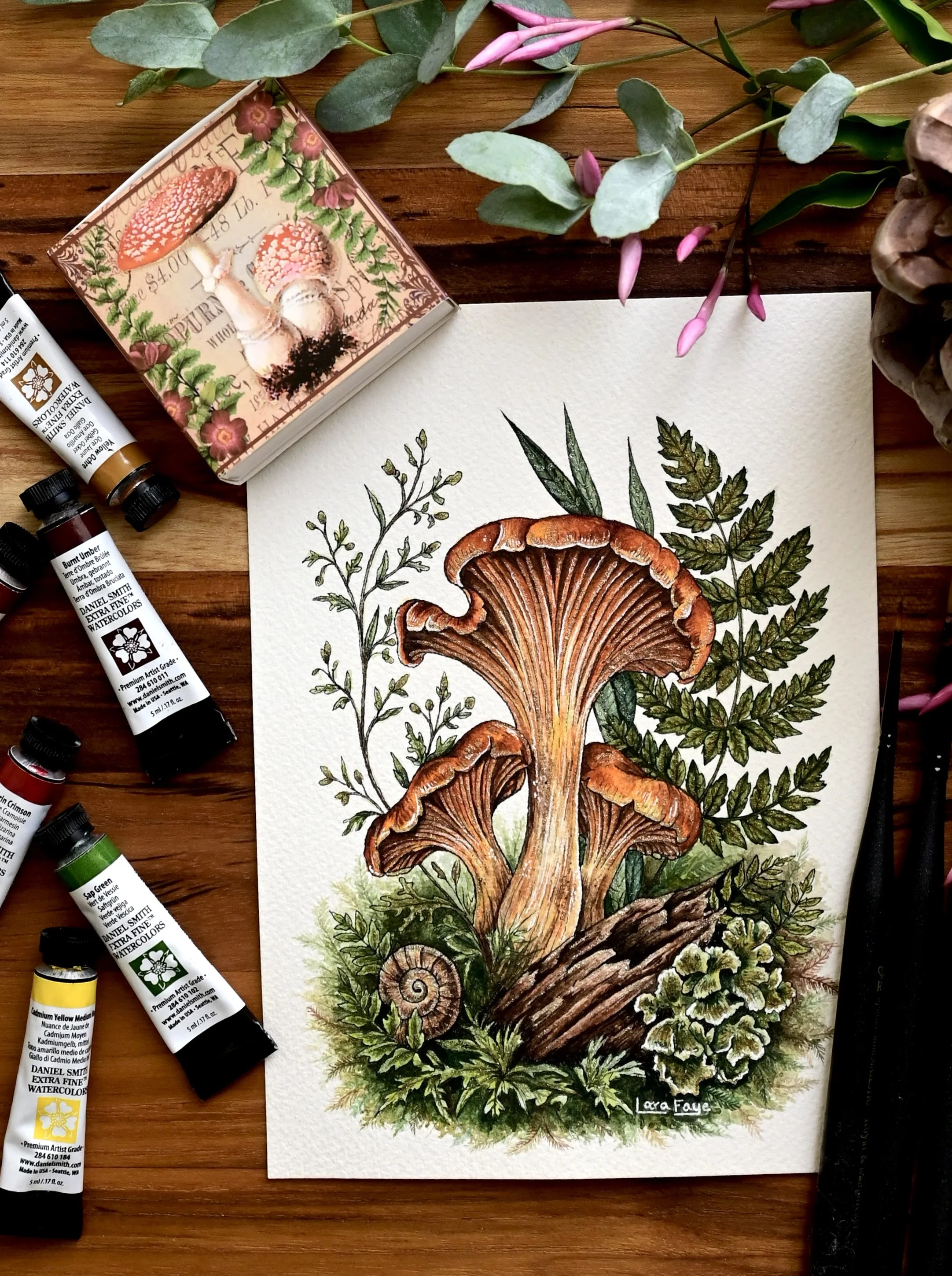 Forest Chanterelles | Original Painting