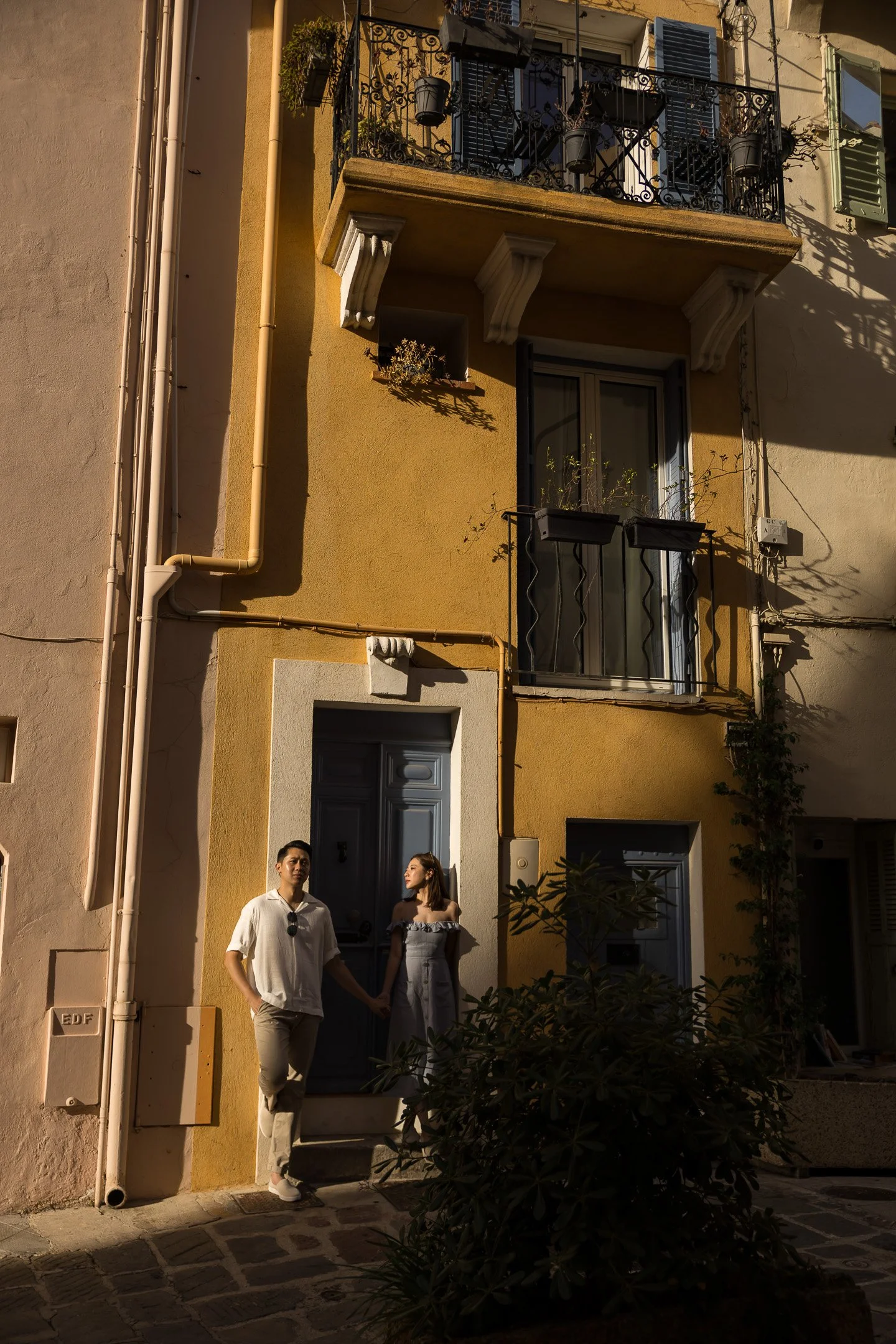 Engagement shoot, Cannes, France, international wedding photographer.