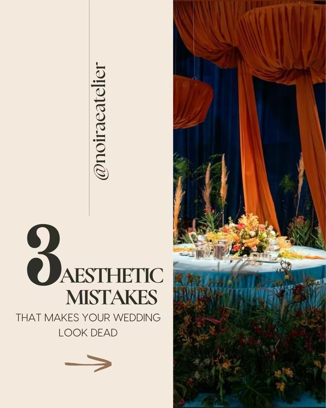 3 Aesthetic Mistakes Your Wedding Look Dead