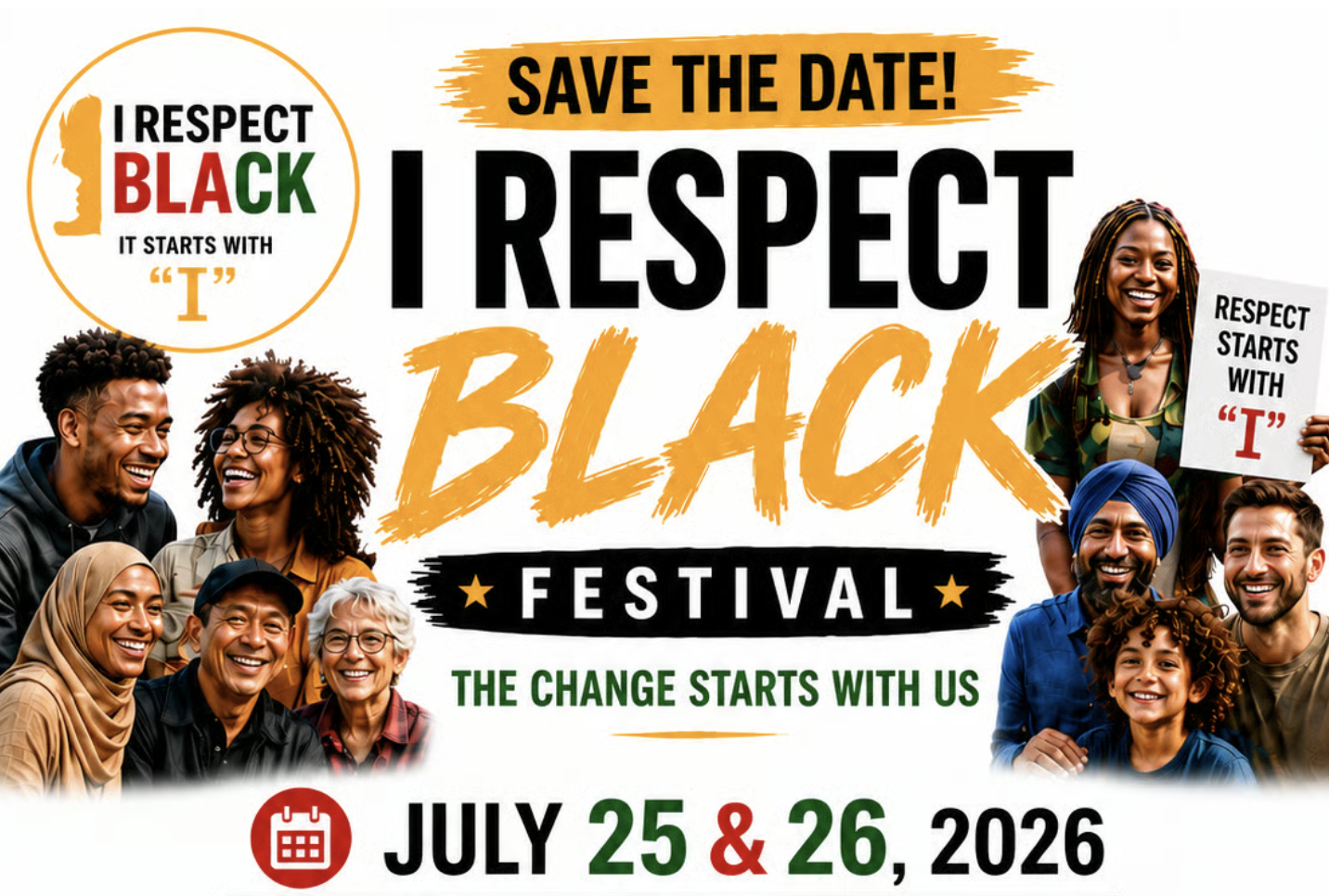 I Respect Black Festival Canvass