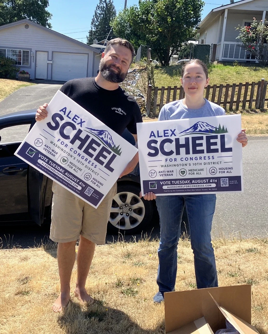 Tacoma Area Canvass for Alex Scheel Day 2