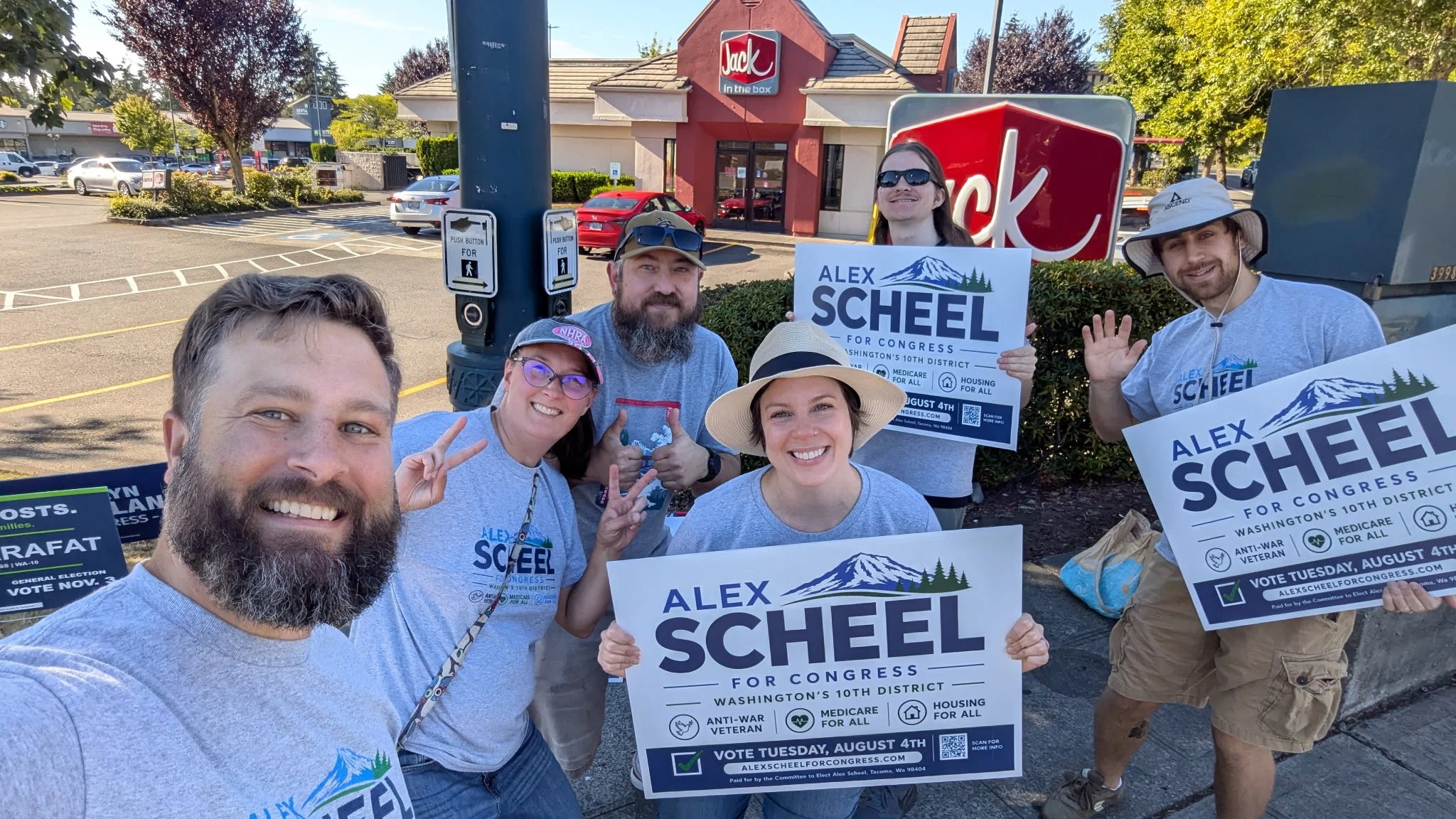 Sign Wave for Alex in Lakewood