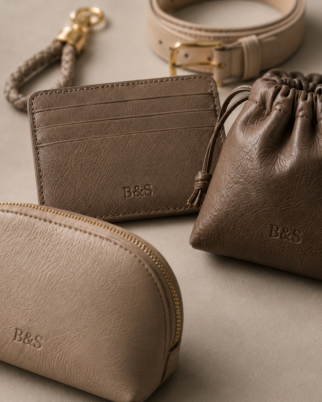 Baron & Son Accessoire Kollektion PU Leder Kartenmäppchen
