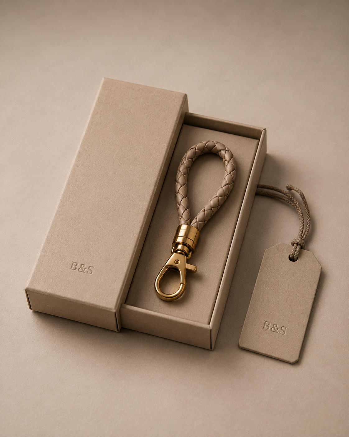 BAron & Son Accessoire Produktion, Schlüsselanhänger, Verpackung und Hang Tag
