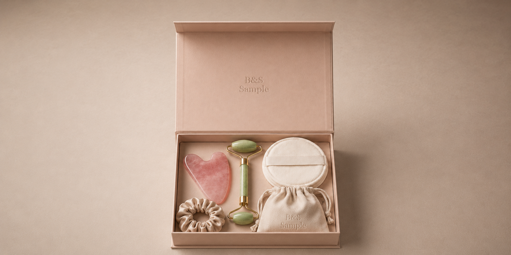 Beauty-Wellness-Set, 300 Stück: Magnetbox, 5 Teile, Event-Give-Away