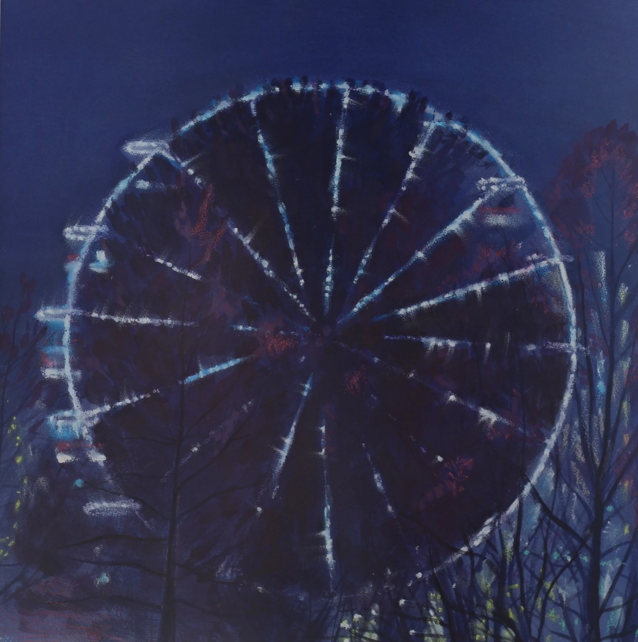 50cm x 50cm mix media on paper