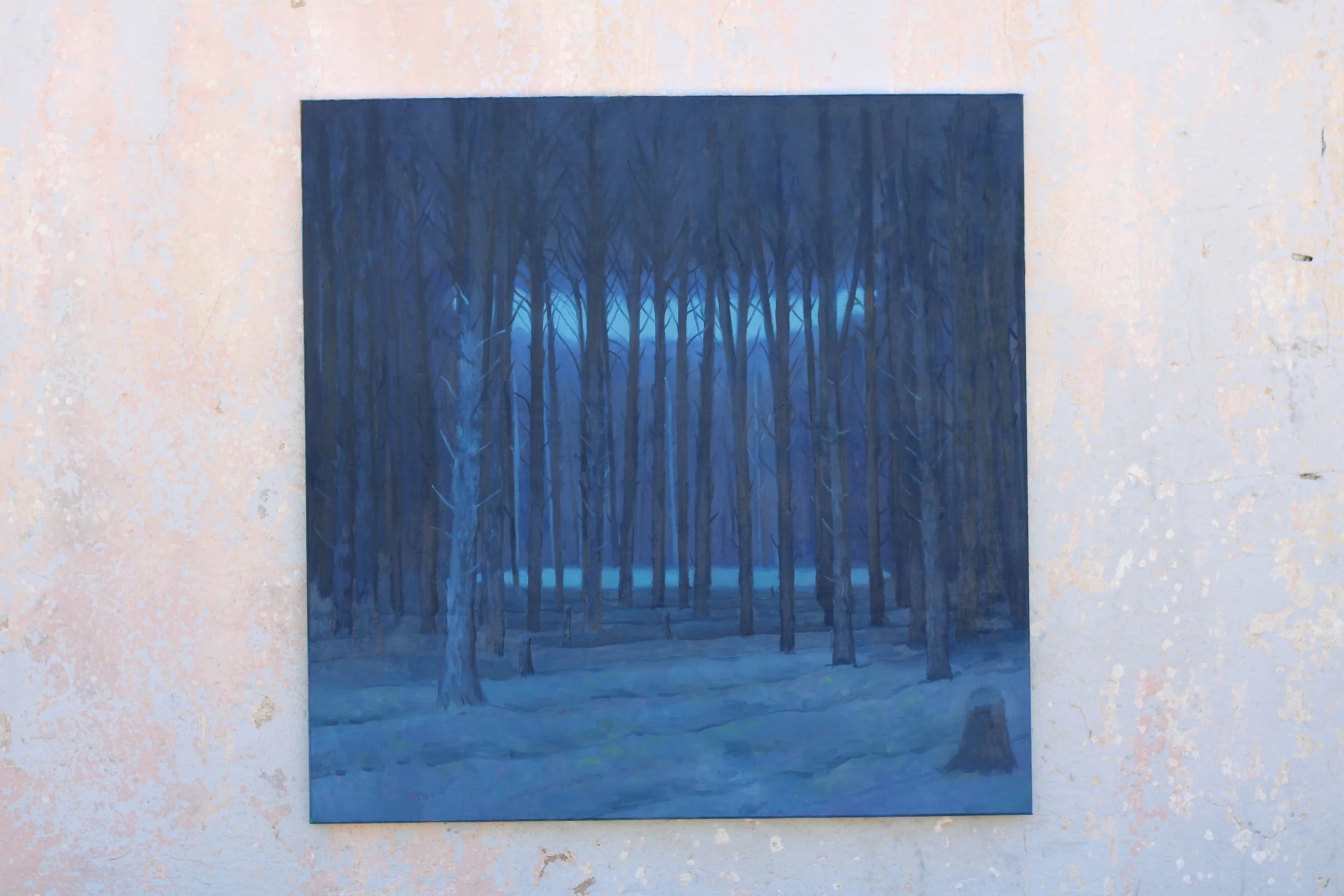 105cm x 105cm oil on canvas