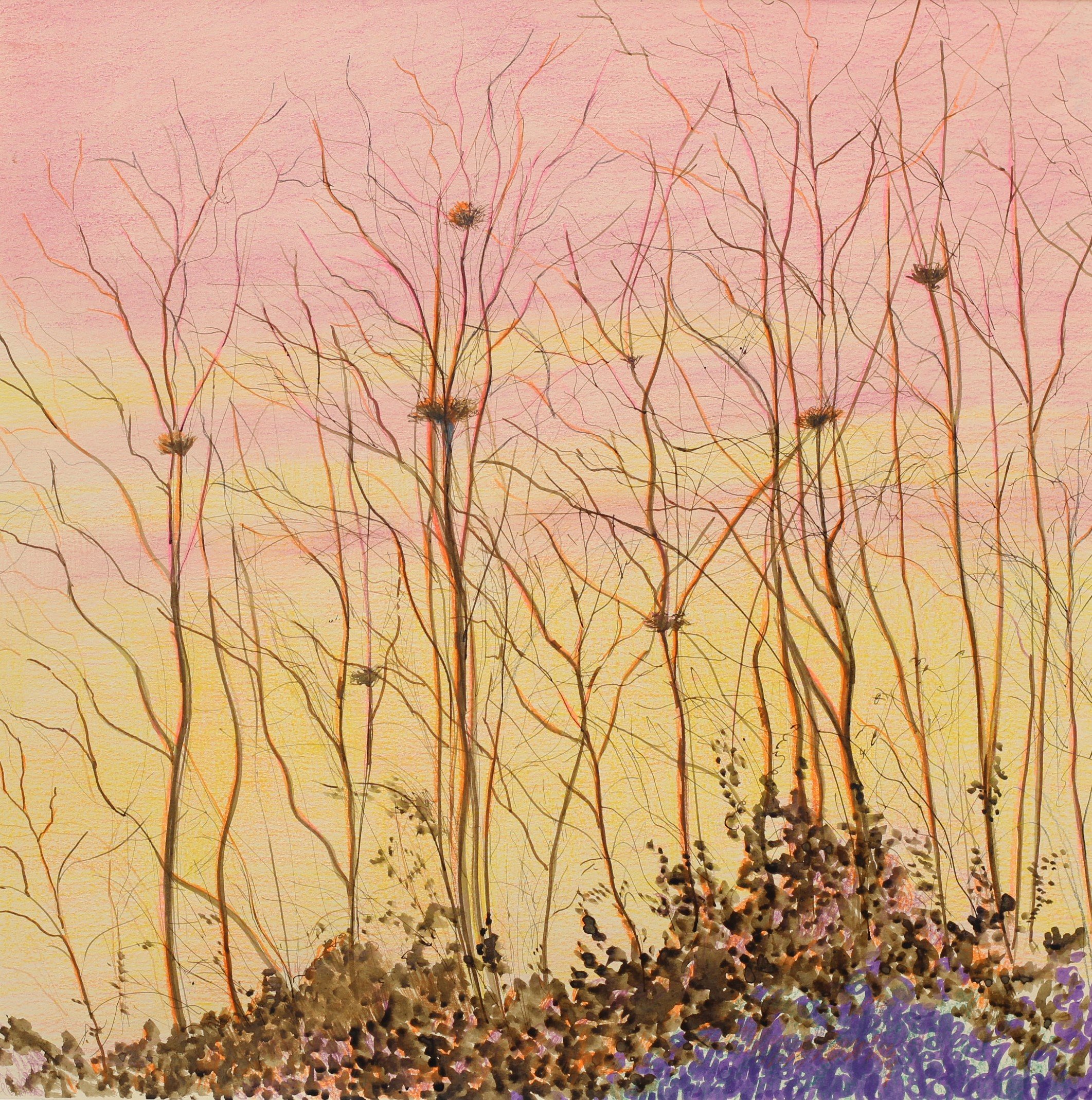 50cm x 50cm mix media on paper