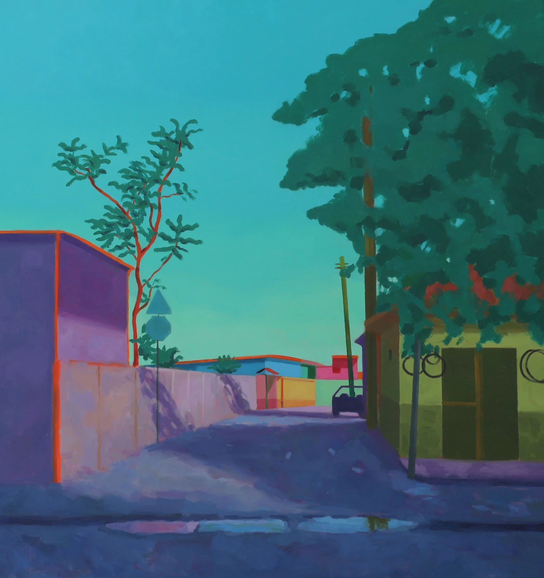 90cm x 92cm oil on canvas