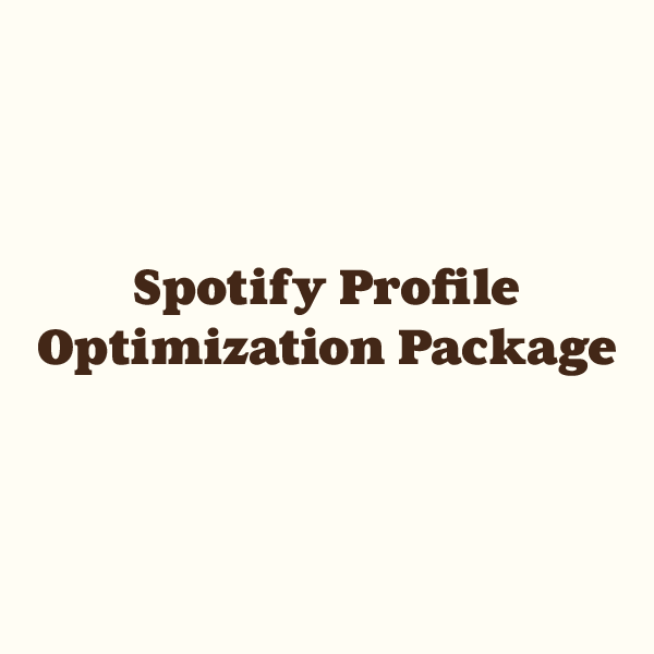 Spotify Profile Optimization Package