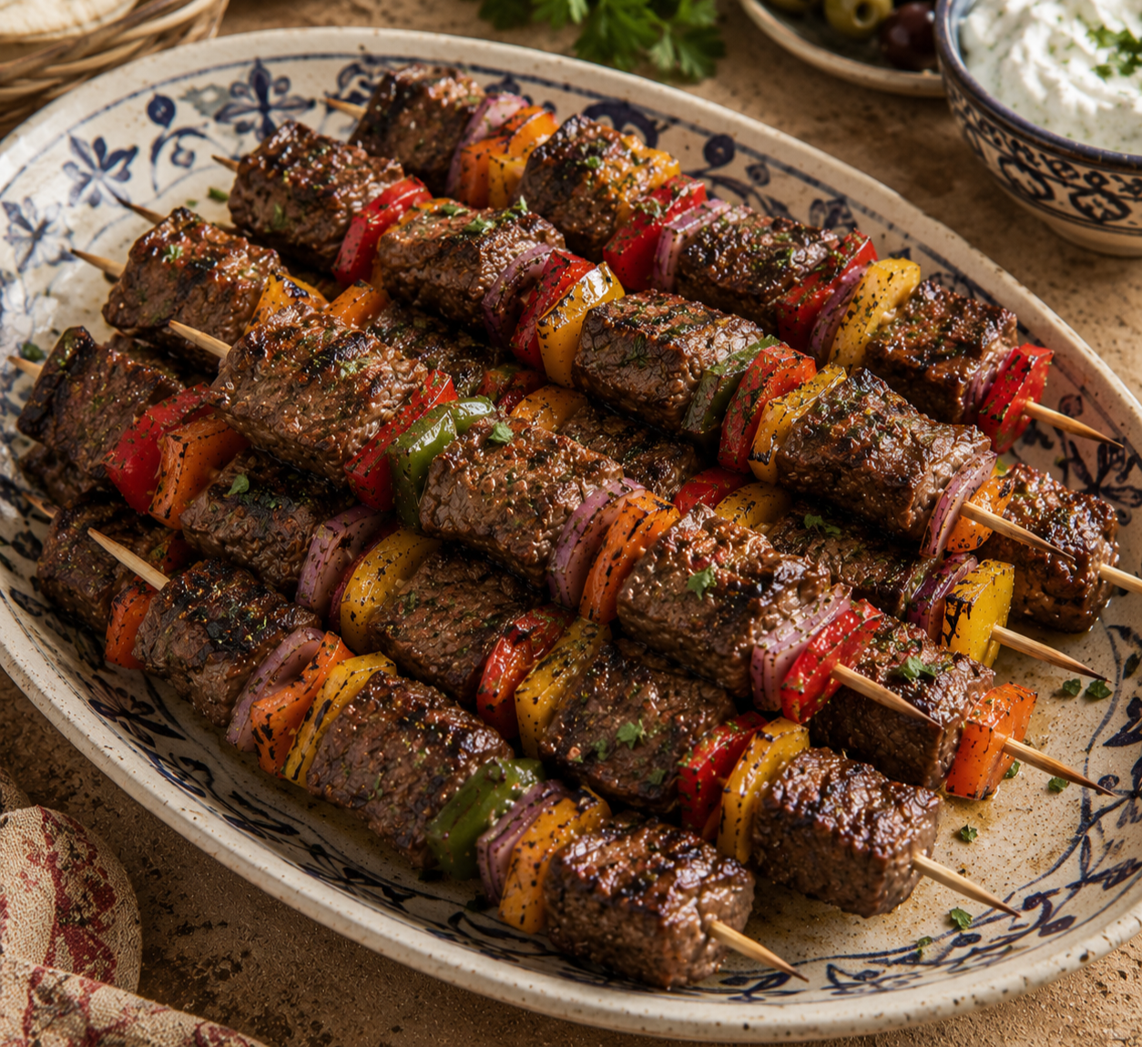 Brizola Steak Skewers