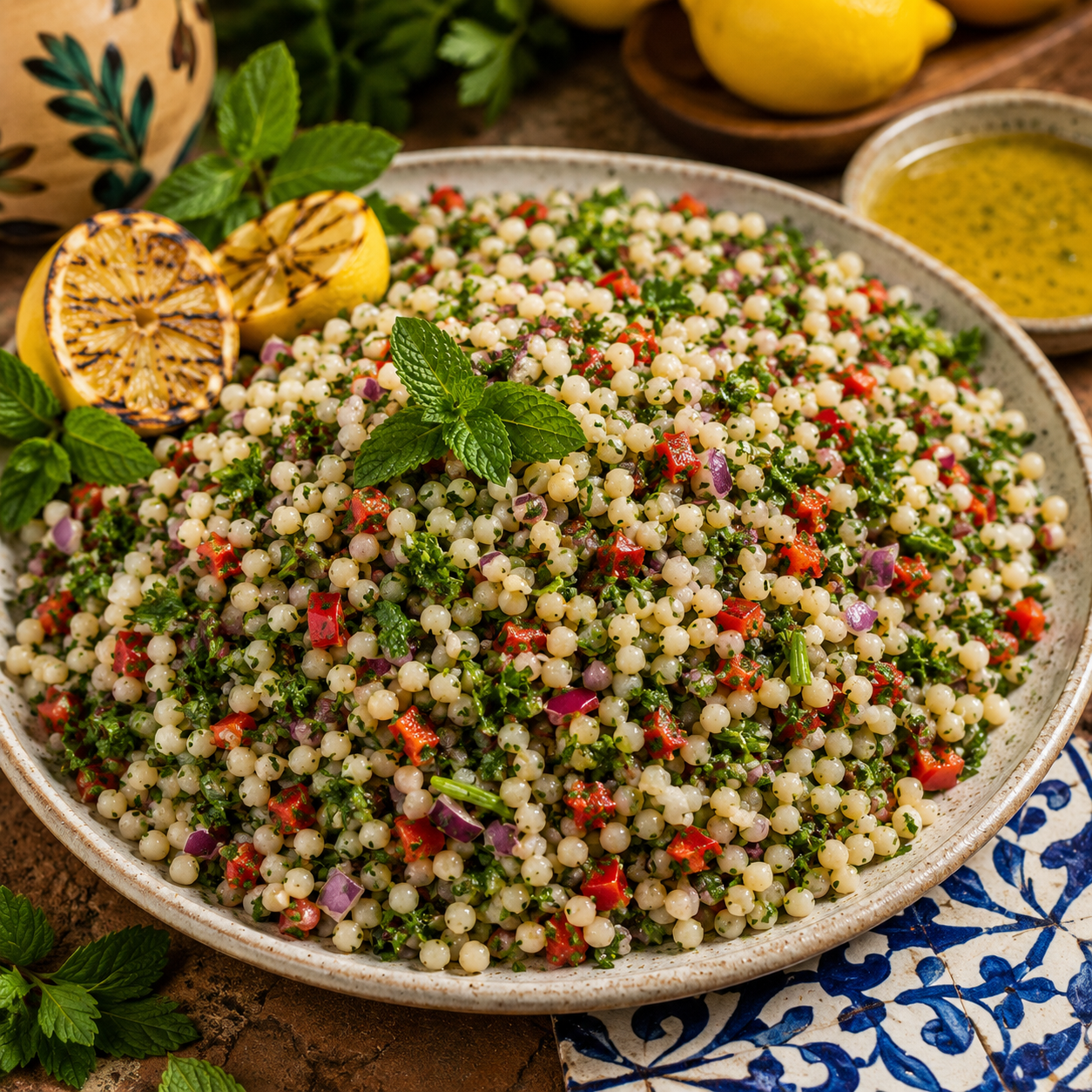 Toasted Pearl Tabbouleh