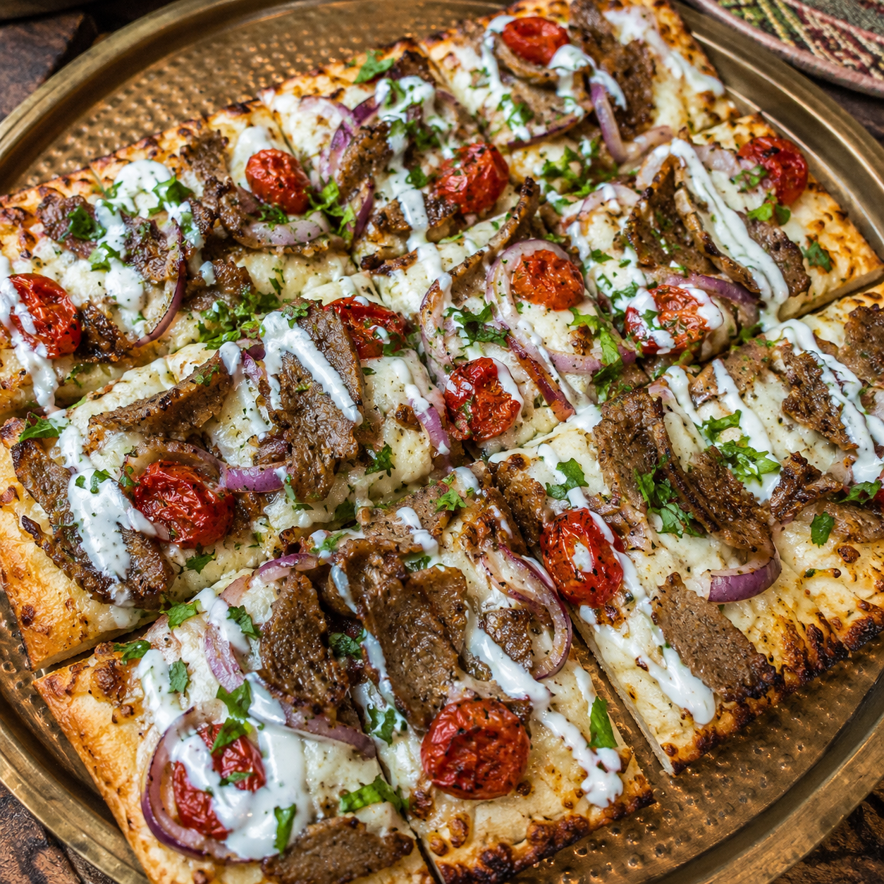 Traditional Gyro Flatbread