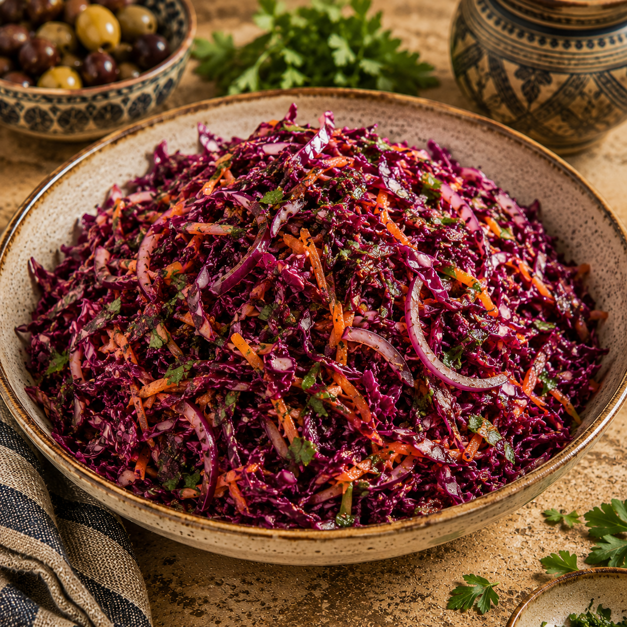 Red Cabbage Slaw
