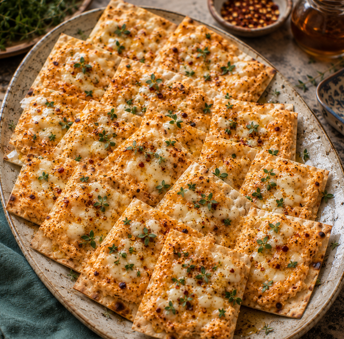 Tirokafteri Flatbread