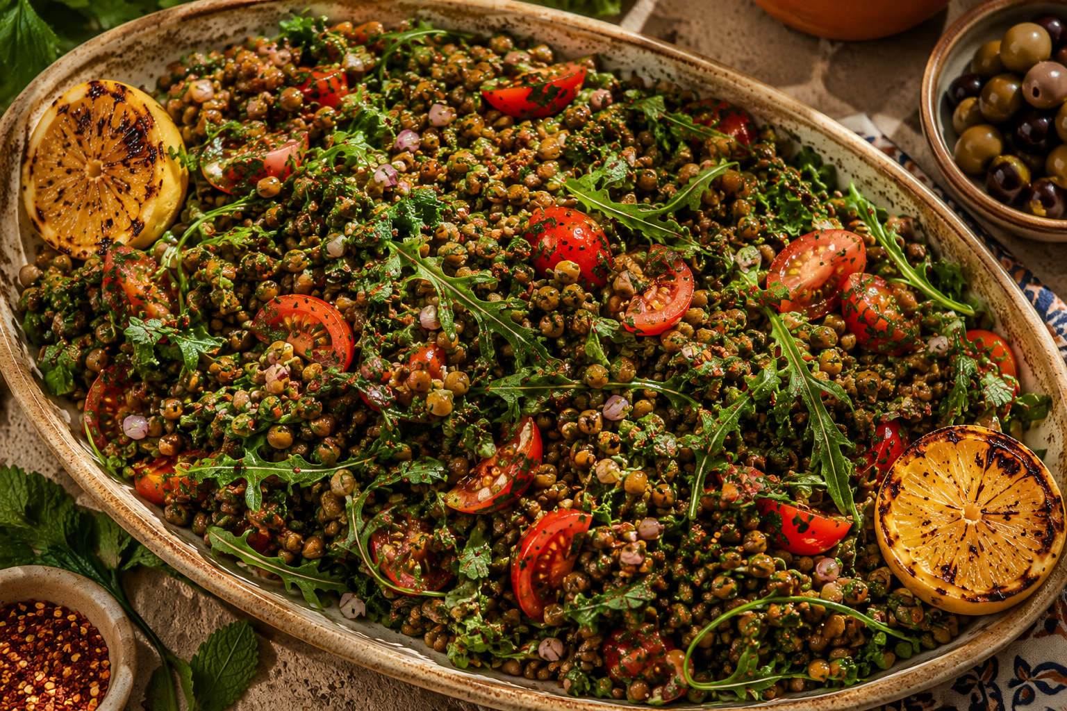 Spiced Lentil Salad