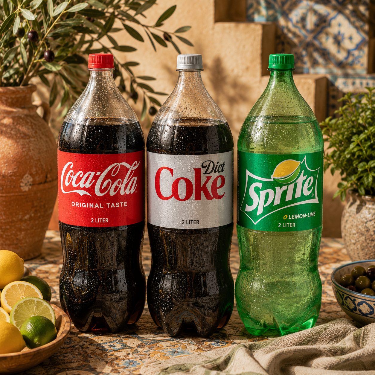 Bottled 2-Liter Sodas