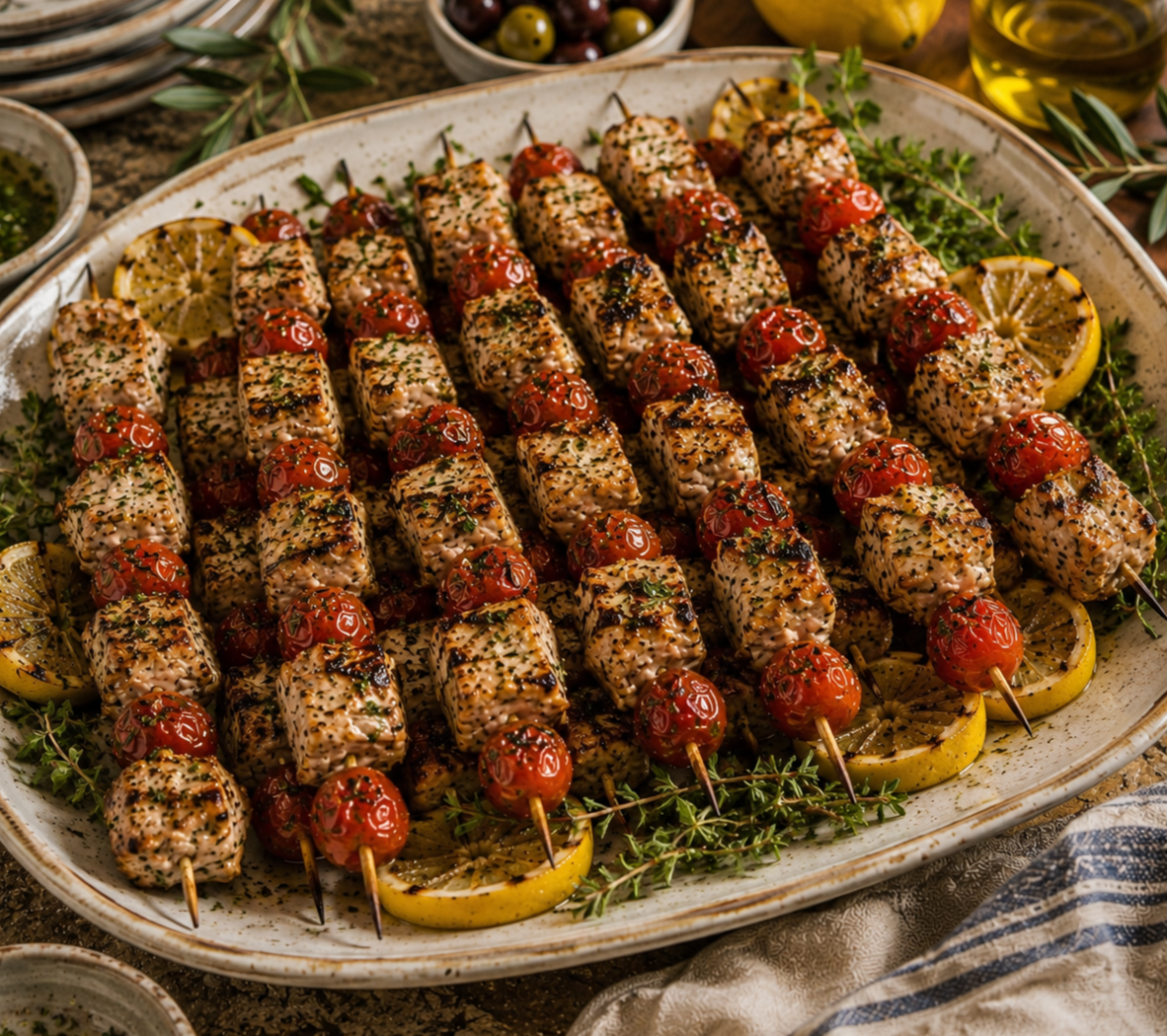 Pork Tenderloin Souvlaki