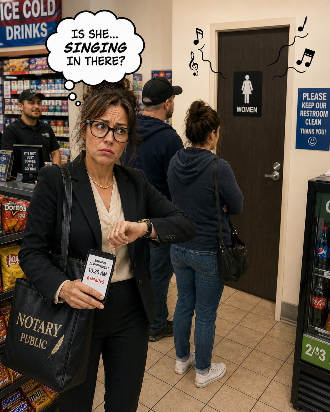 When you are on the go and Gotta GO.