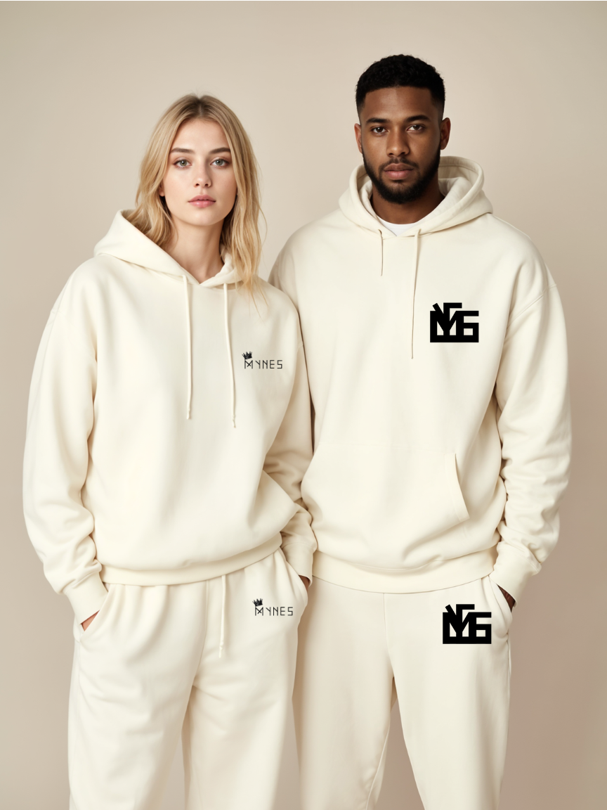 Mynesclo Unisex Logo Hoodie & Sweatpants Set