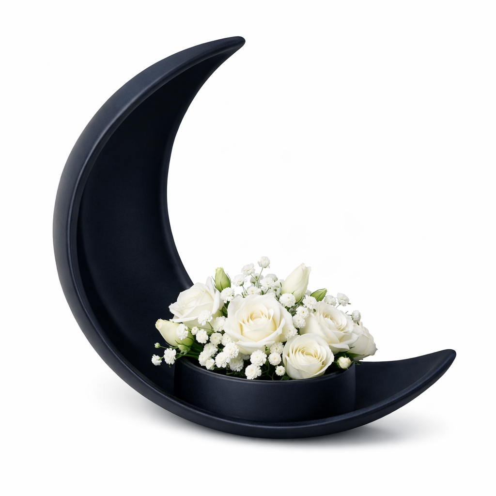 Elegant Crescent Moon