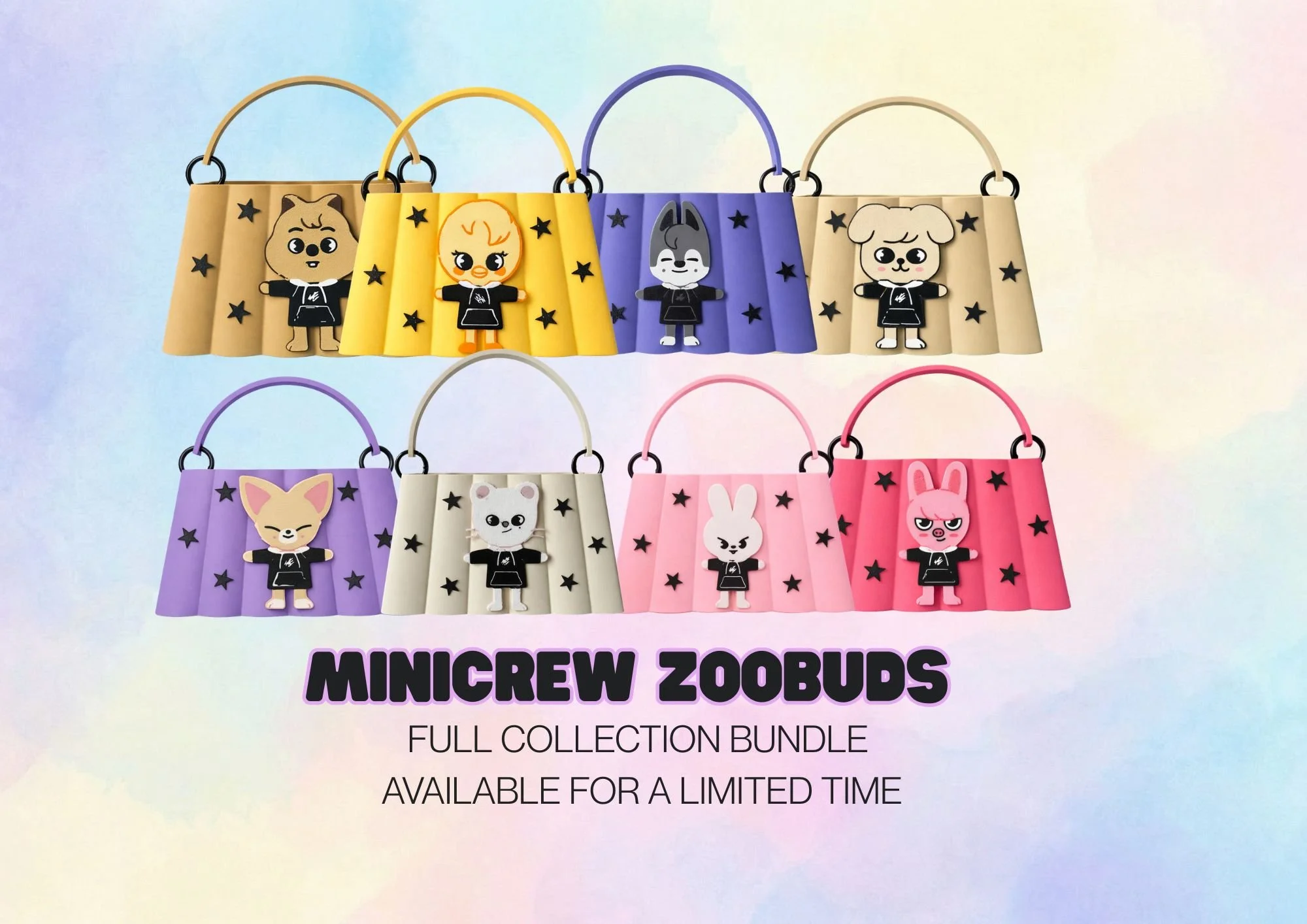 ZOOBuds - Complete 8 Character MiniCrew Collection
