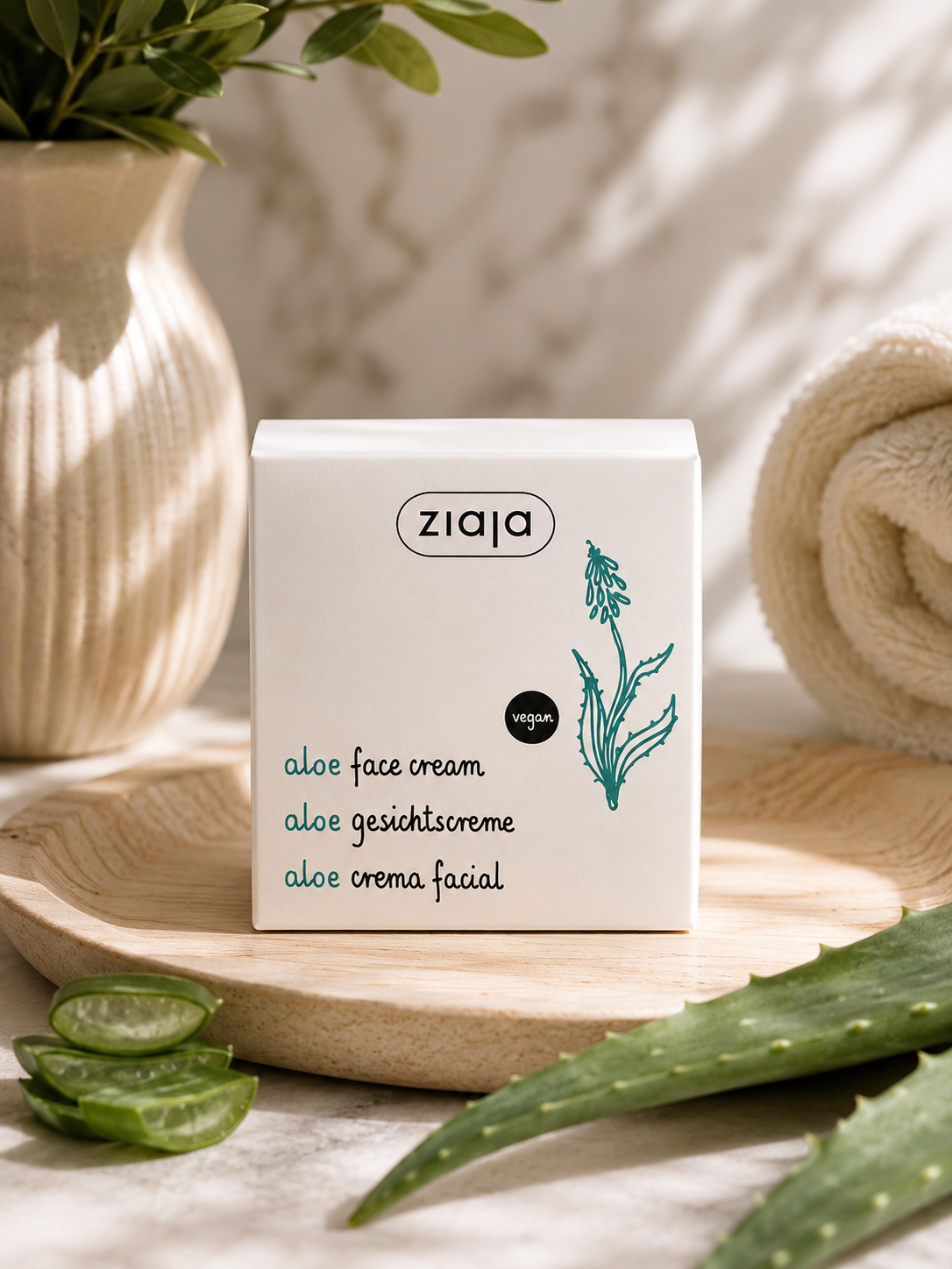 crème Visage Hydratante à l'Aloe Vera – Ziaja