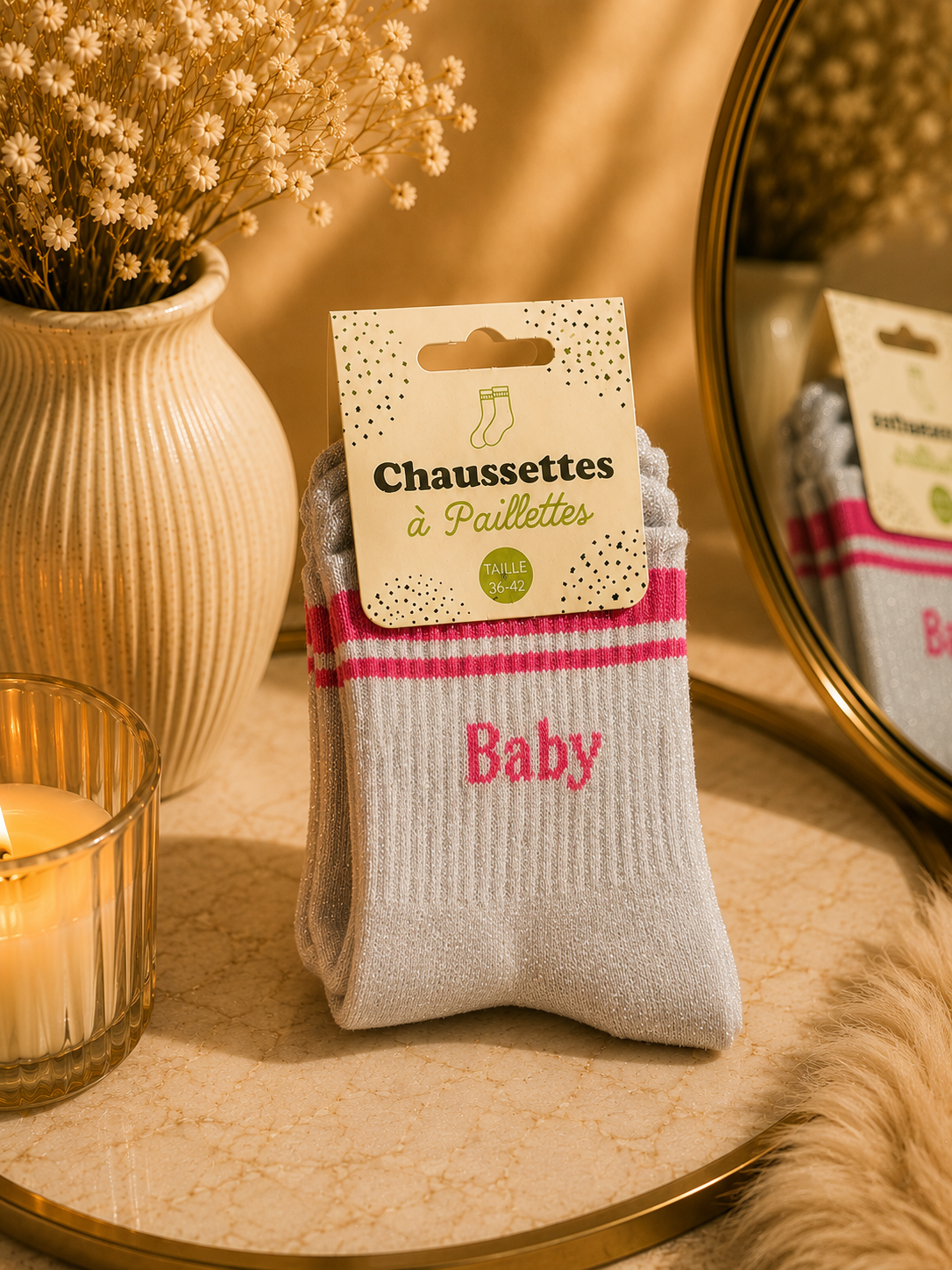 Chaussettes à Paillettes "Baby"
